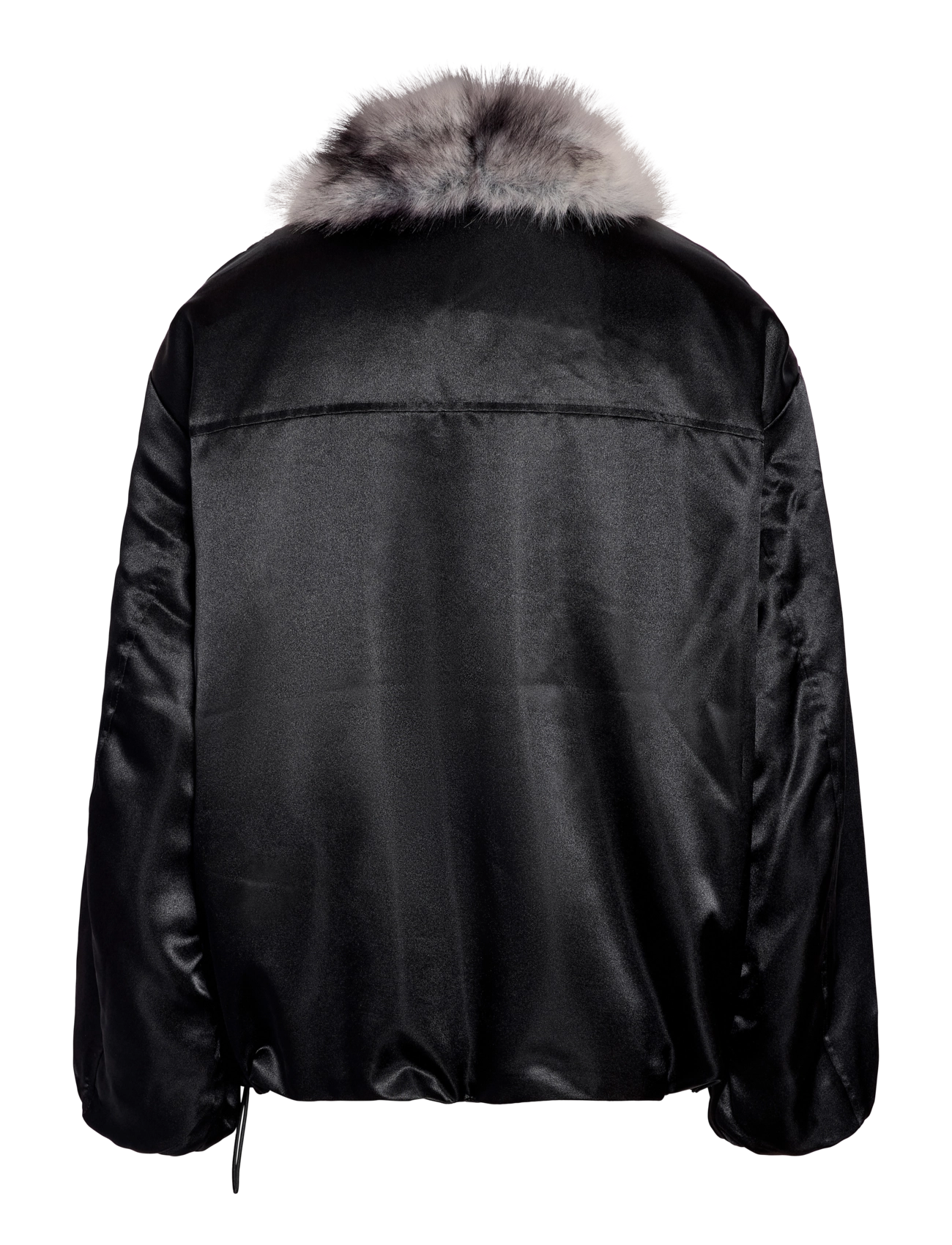 NOISY MAY - NMIVY CONTRAST COLLAR LOOSE BOMBER - bomberjacken - black - 2