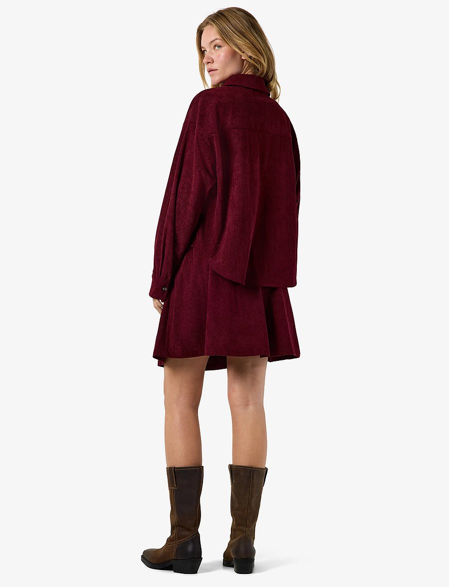 NOISY MAY - NMCARON L/S CORDUROY SHACKET - vårjackor - fig - 4