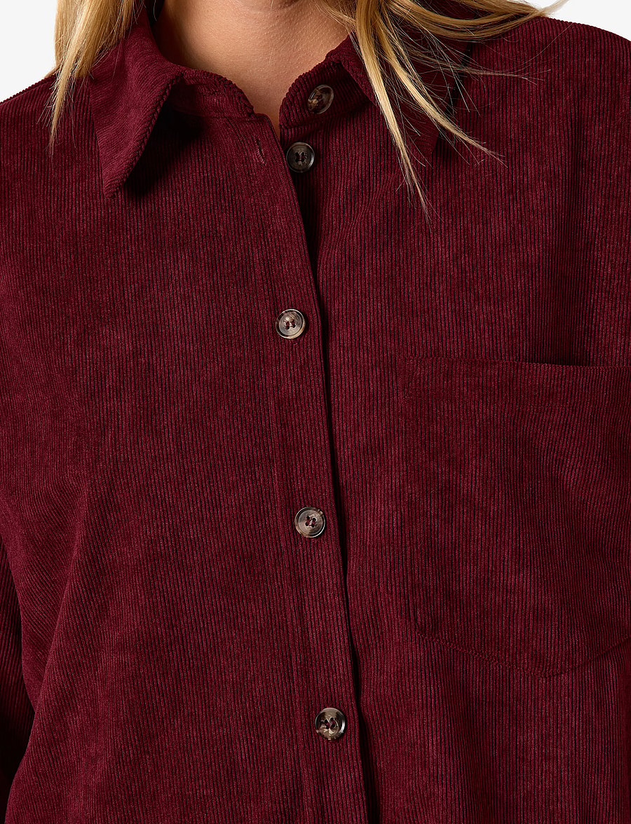 NOISY MAY - NMCARON L/S CORDUROY SHACKET - vårjackor - fig - 5