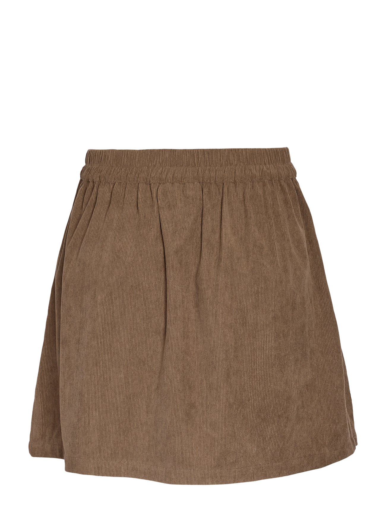 NOISY MAY - NMCARON MW CORDUROY ELASTIC SKIRT - kurze röcke - morel - 2