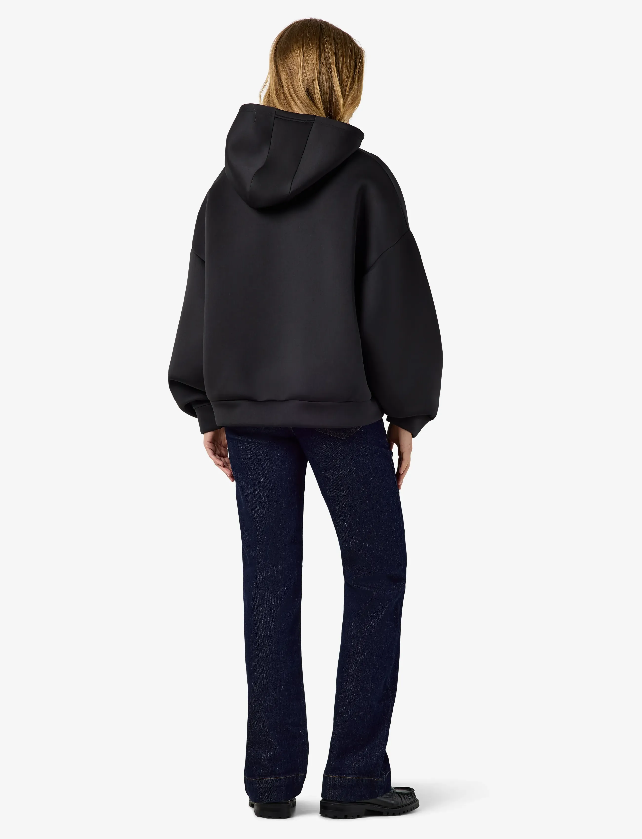 NOISY MAY - NMWEEK SCUBA OVERSIZED HOODIE JERSEY - autumn savings - black - 4