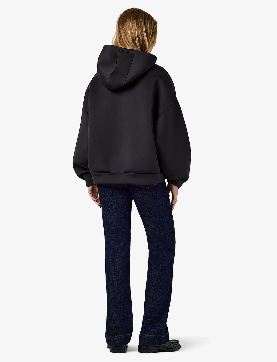 NOISY MAY - NMWEEK SCUBA OVERSIZED HOODIE JERSEY - kapuzenpullover - black - 4