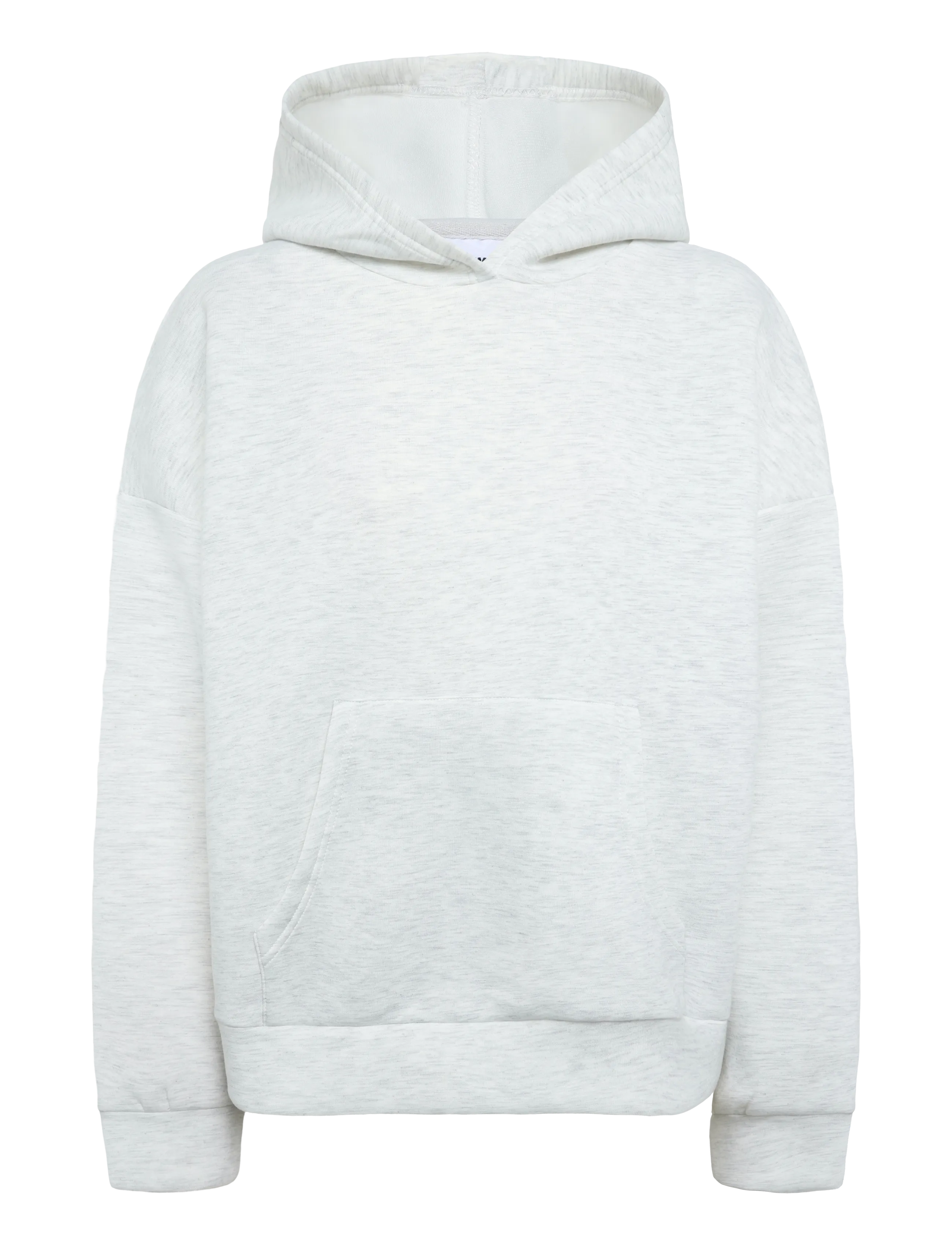 NOISY MAY NMWEEK SCUBA OVERSIZED HOODIE JERSEY - Sweatshirts & Kapuzenpullover - LIGHT GREY MELANGE / grey