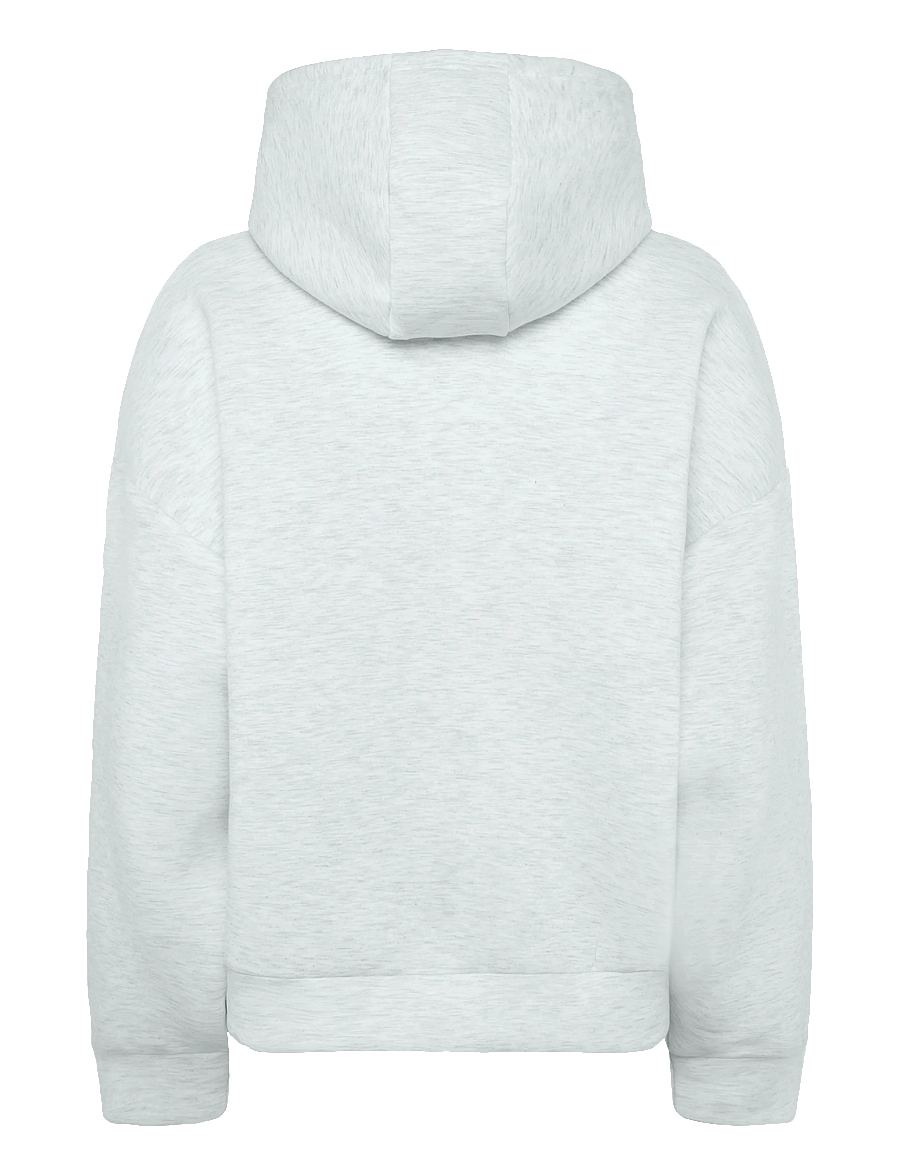 NOISY MAY - NMWEEK SCUBA OVERSIZED HOODIE JERSEY - kapuzenpullover - light grey melange - 2