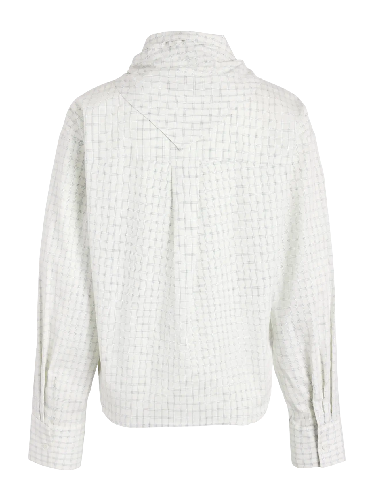 NOISY MAY - NMPAULIE L/S BUTTON  SCARF SHIRT TNT/17 - langærmede skjorter - birch - 2