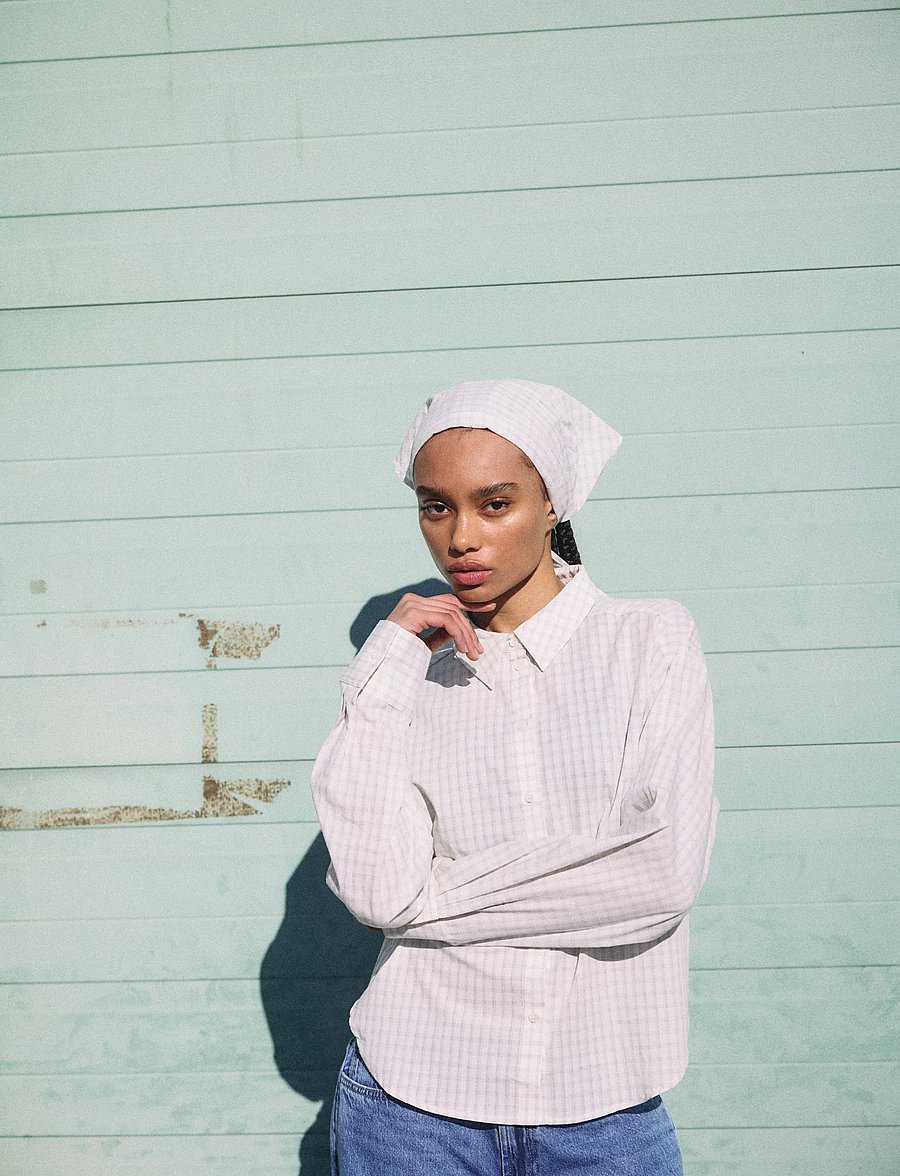 NOISY MAY - NMPAULIE L/S BUTTON SCARF SHIRT TNT/17 - langärmlige hemden - birch - 4