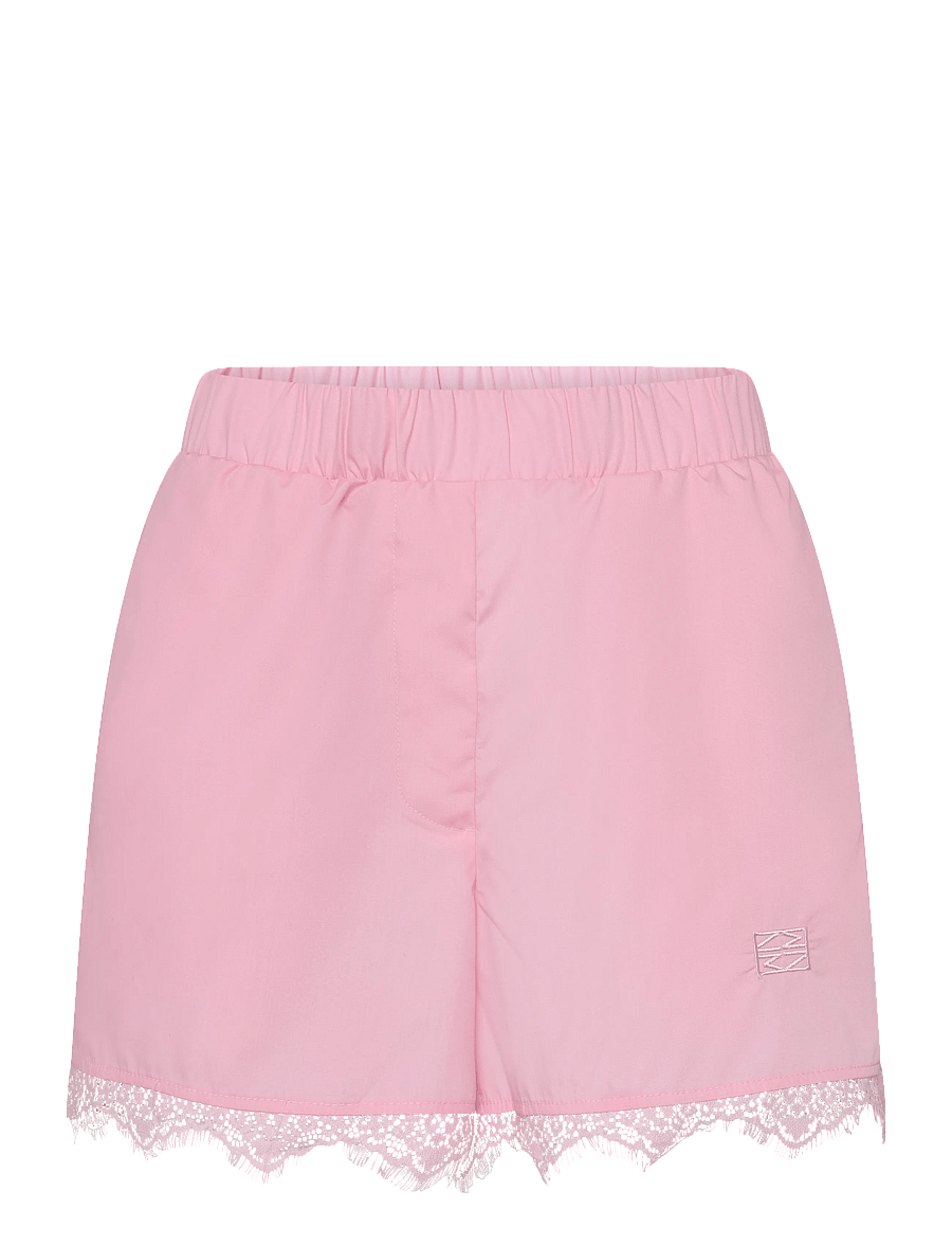 NOISY MAY - NMFRIDA MW LACE SHORTS TNT/17 - vabaaja lühikesed püksid - romance rose - 1