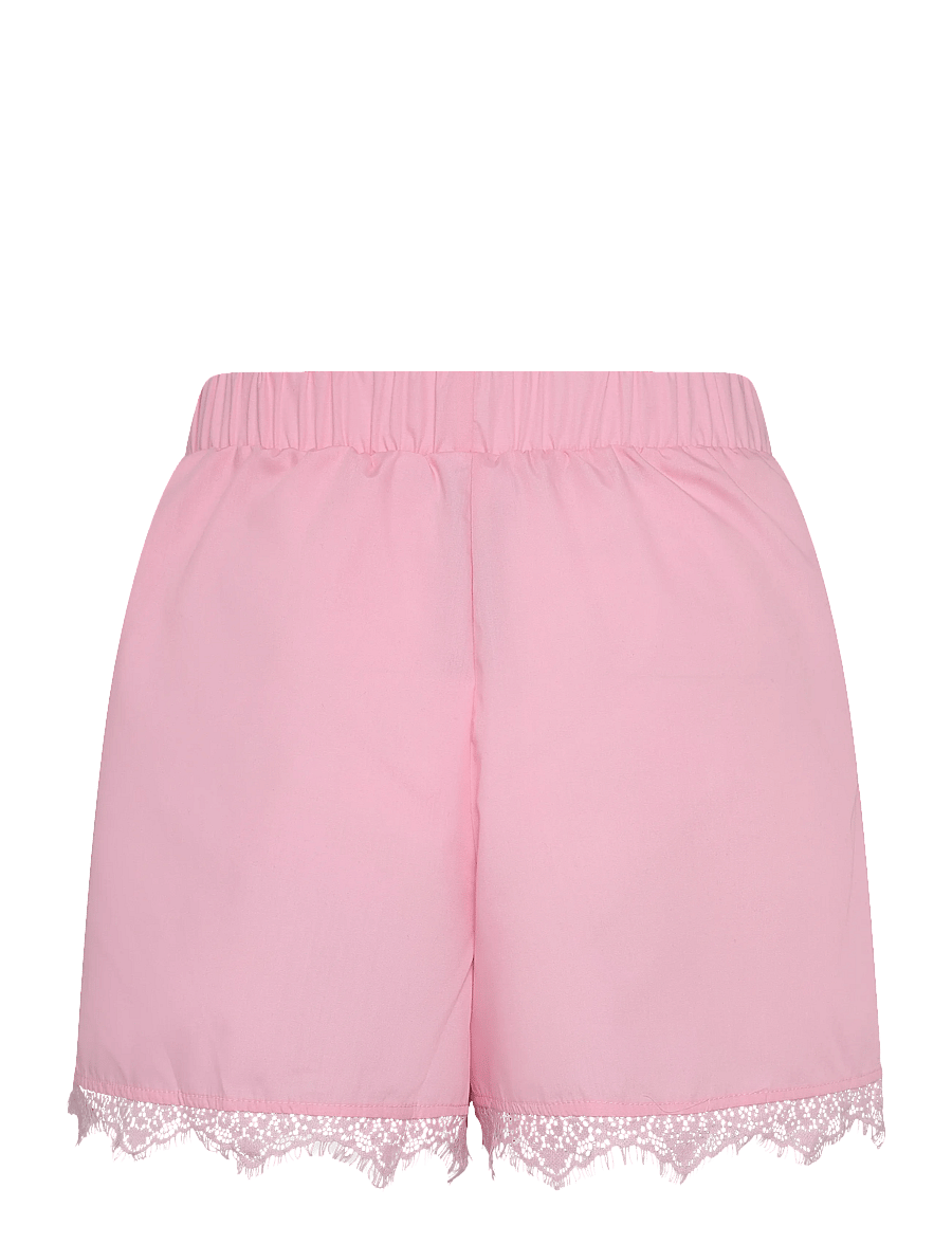 NOISY MAY - NMFRIDA MW LACE SHORTS TNT/17 - vabaaja lühikesed püksid - romance rose - 2