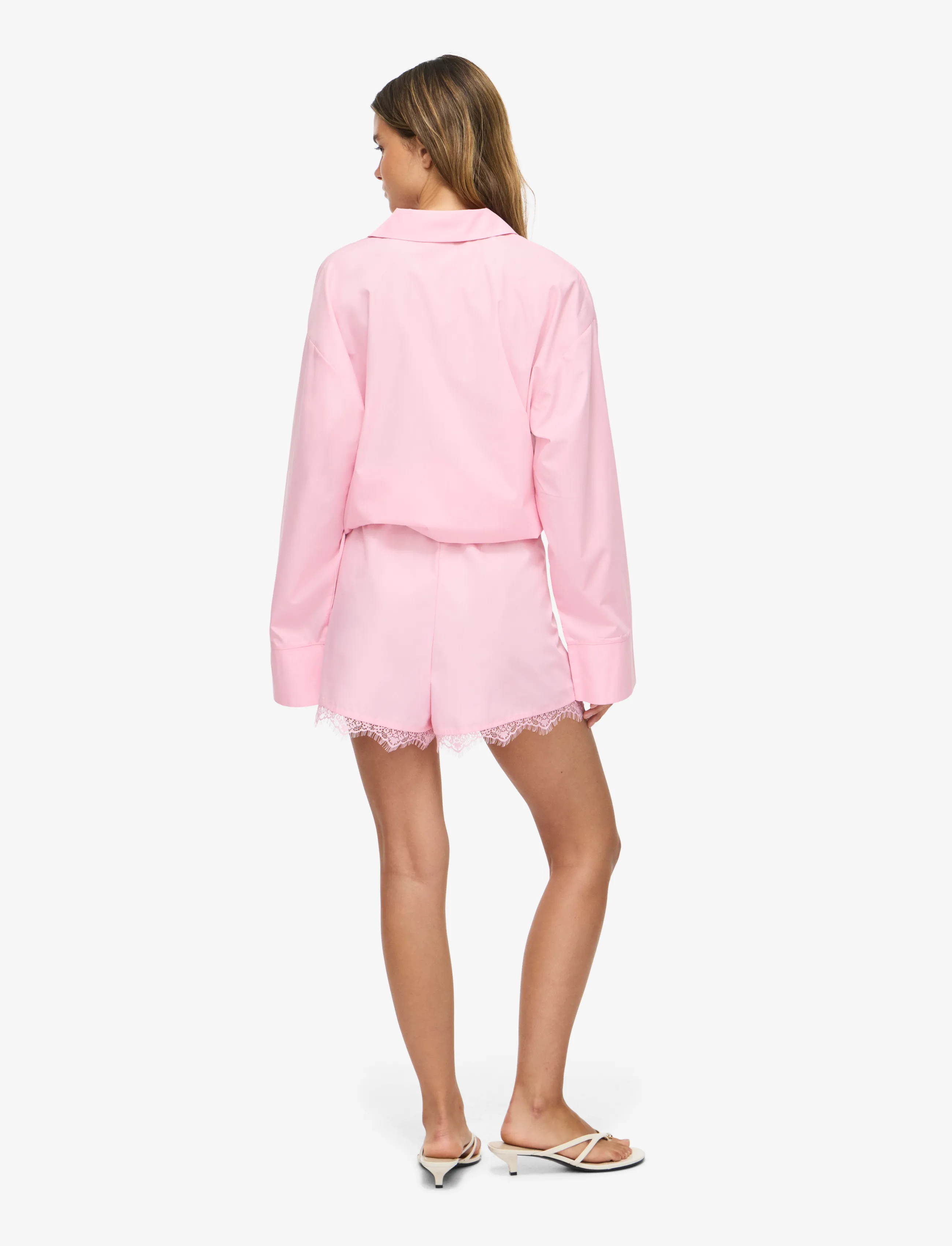 NOISY MAY - NMFRIDA MW LACE SHORTS TNT/17 - lowest prices - romance rose - 3