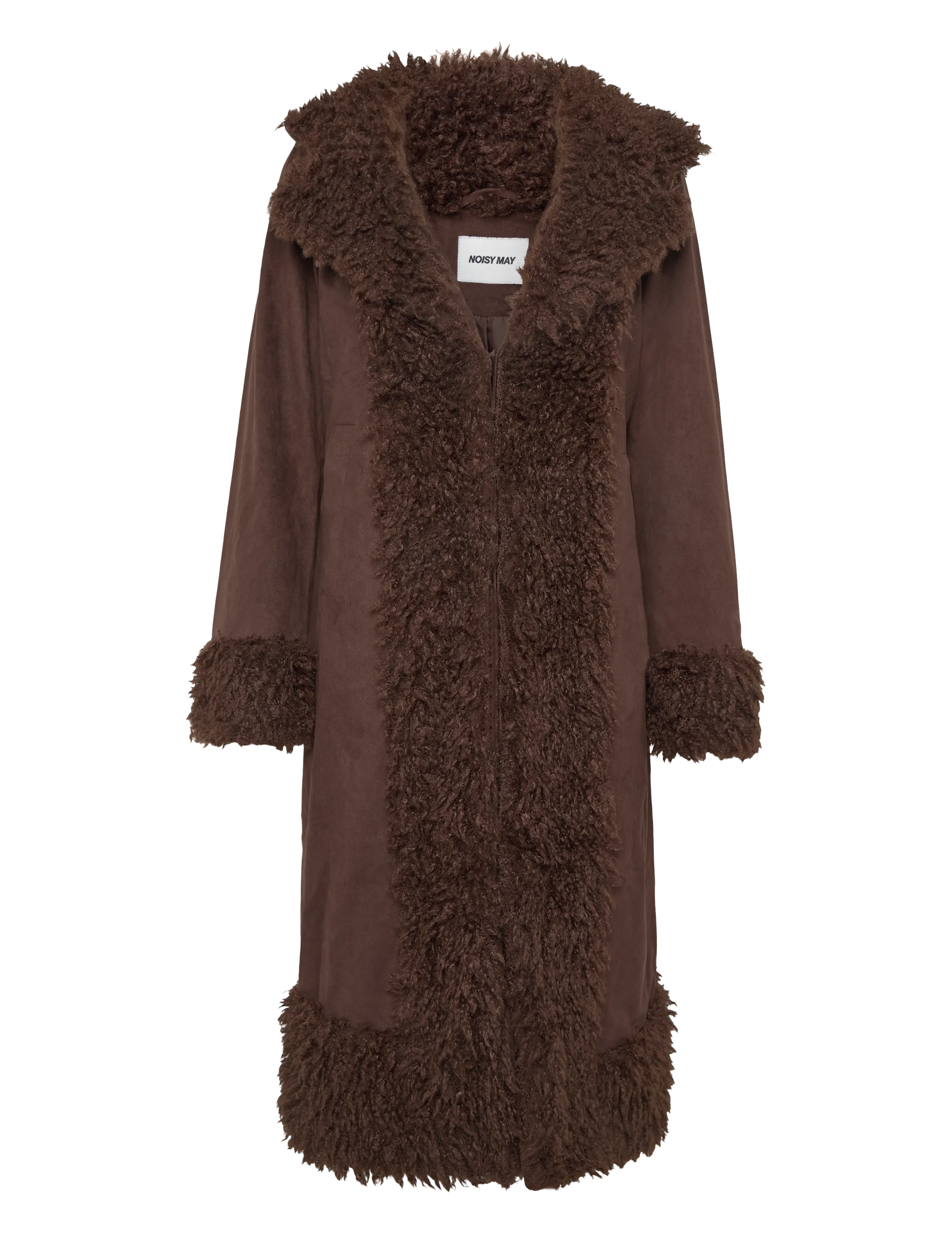 NOISY MAY NMANNIE PENNY LANE COAT - NOISY MAY - DEMITASSE / brown