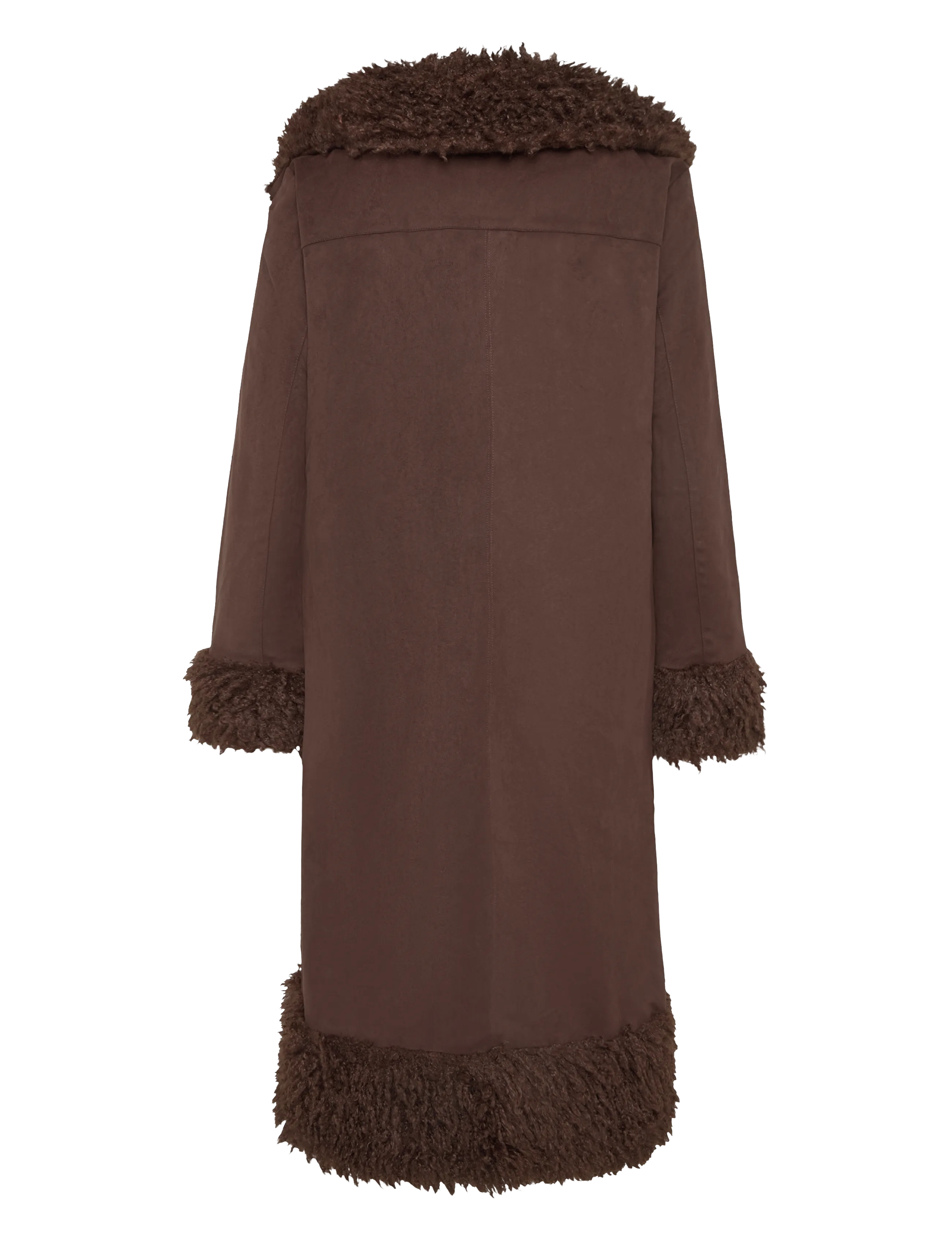 NOISY MAY - NMANNIE PENNY LANE COAT - faux fur - demitasse - 1