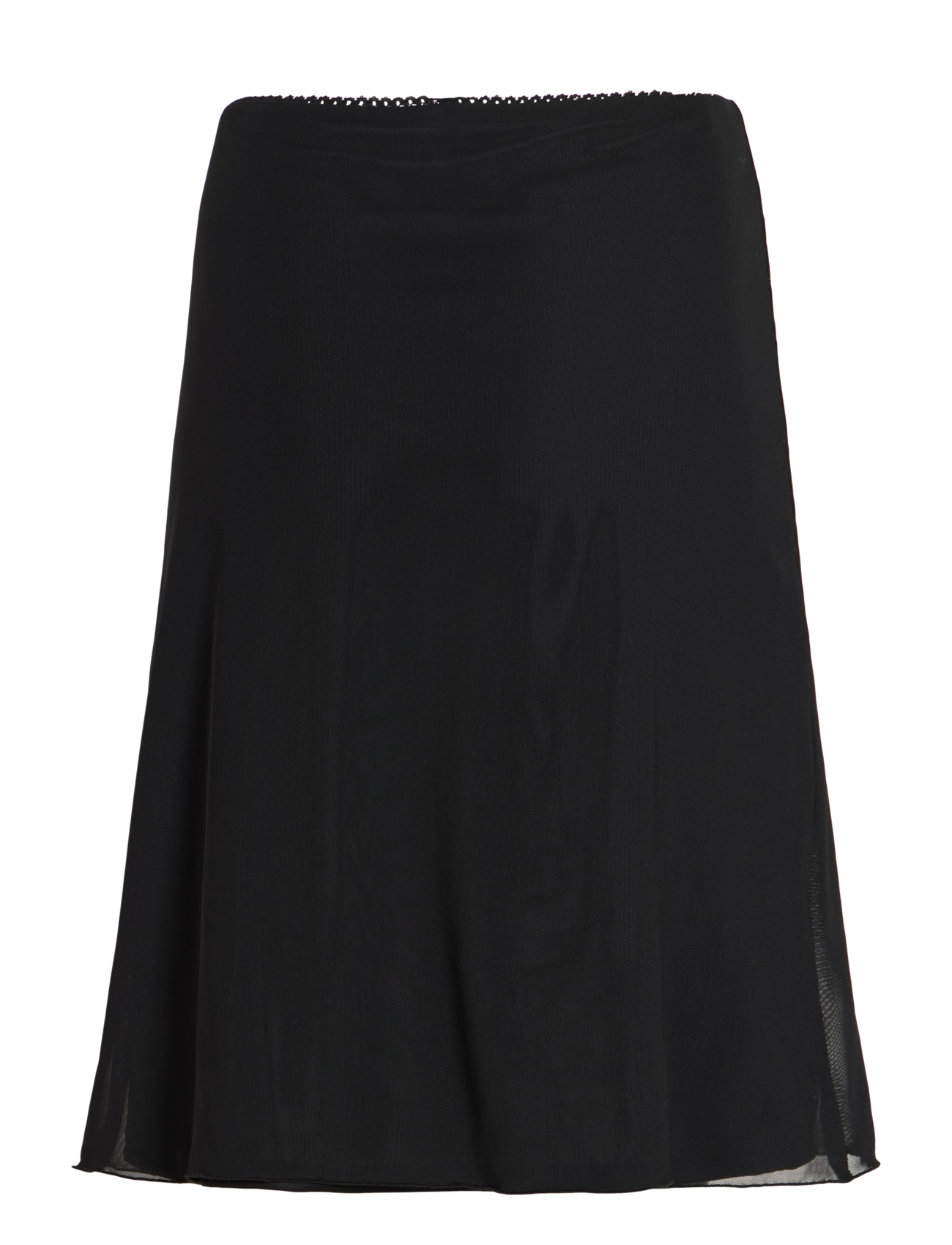 NOISY MAY - NMJUDITH LW MESH SKIRT NOOS - midi-röcke - black - 2