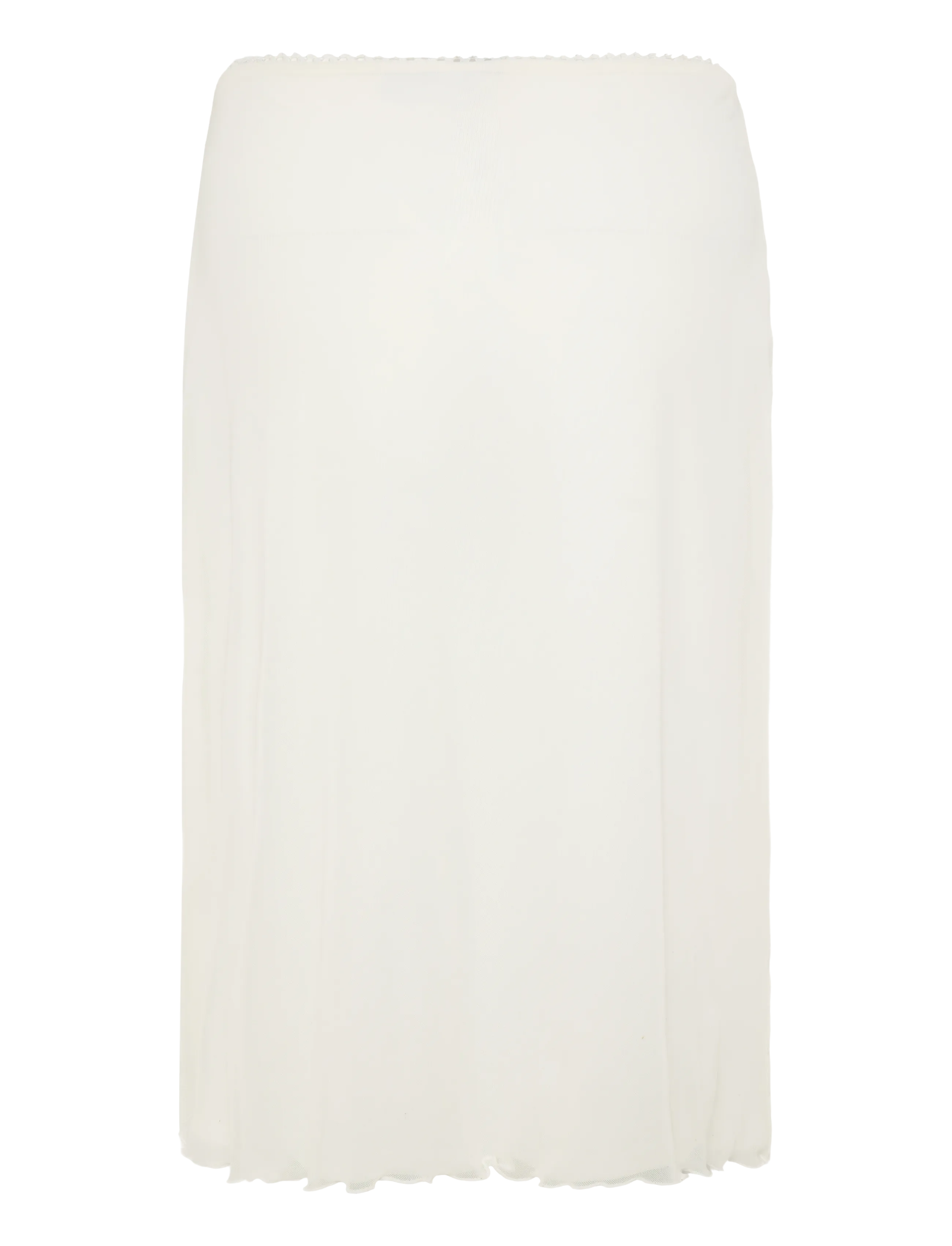 NOISY MAY - NMJUDITH LW MESH SKIRT - midi skirts - cloud dancer - 1