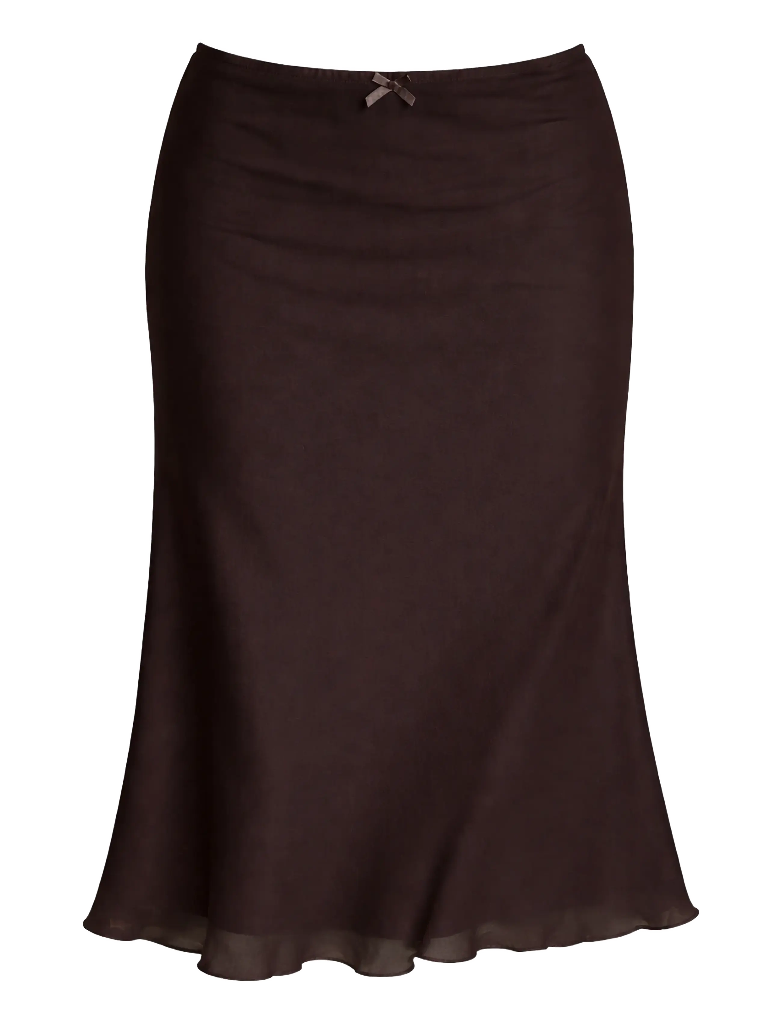 NOISY MAY NMJUDITH LW MESH SKIRT - Clothing - DEMITASSE / brown