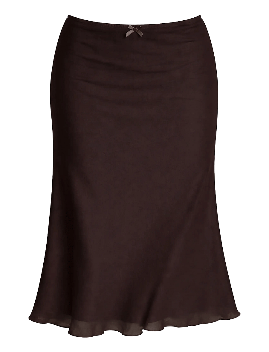NOISY MAY - NMJUDITH LW MESH SKIRT - demitasse - 1