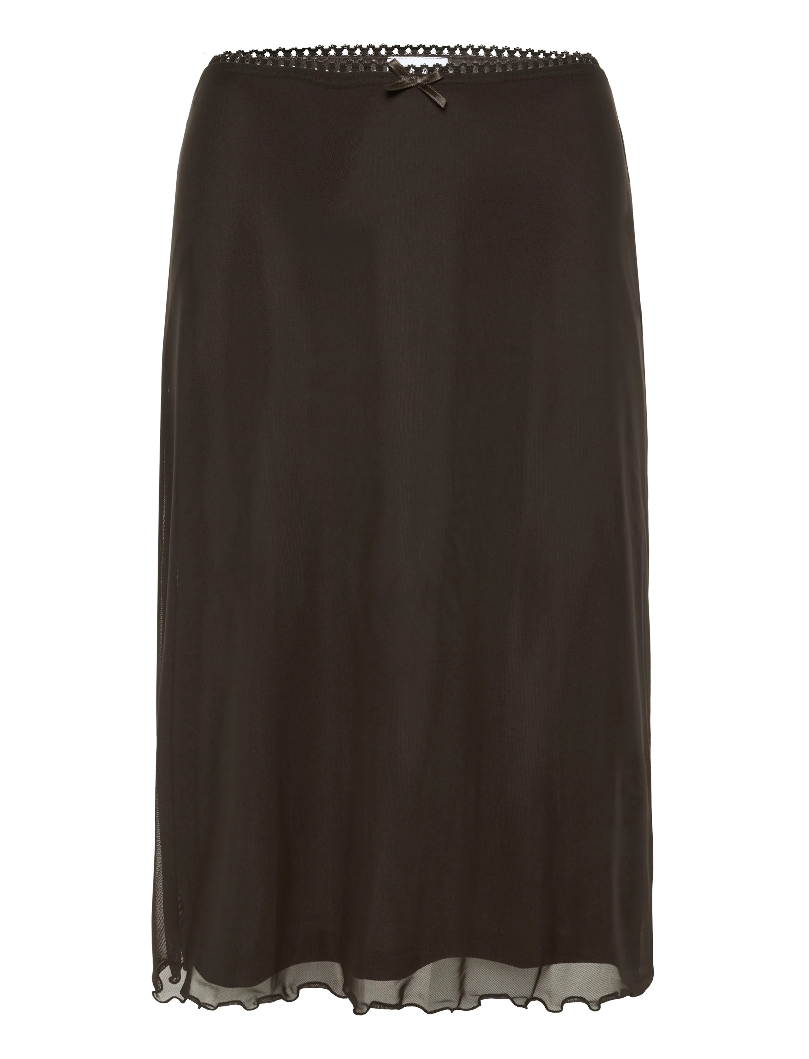 NOISY MAY NMJUDITH LW MESH SKIRT - Kleidung - DEMITASSE / brown