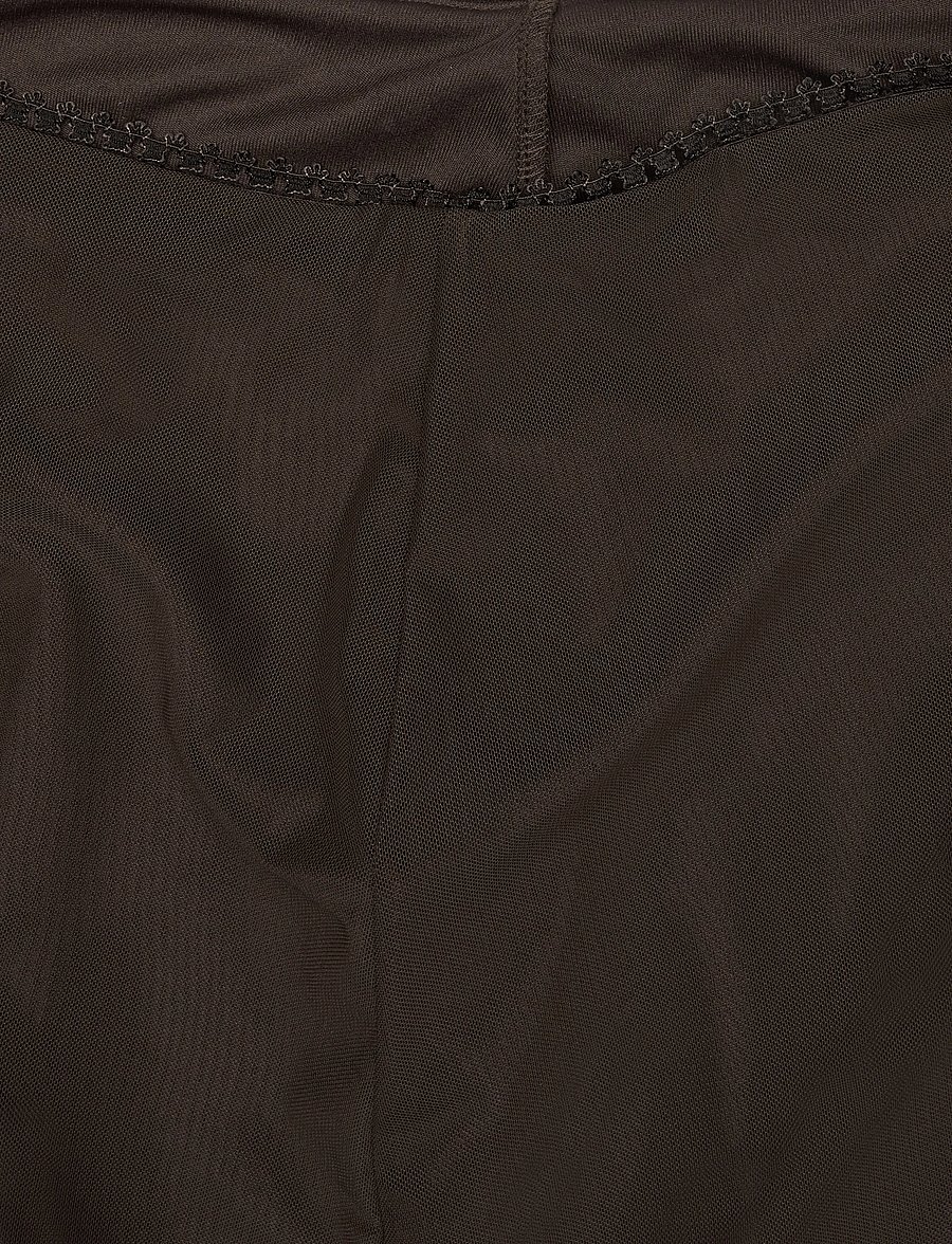 NOISY MAY - NMJUDITH LW MESH SKIRT - midi-röcke - demitasse - 5