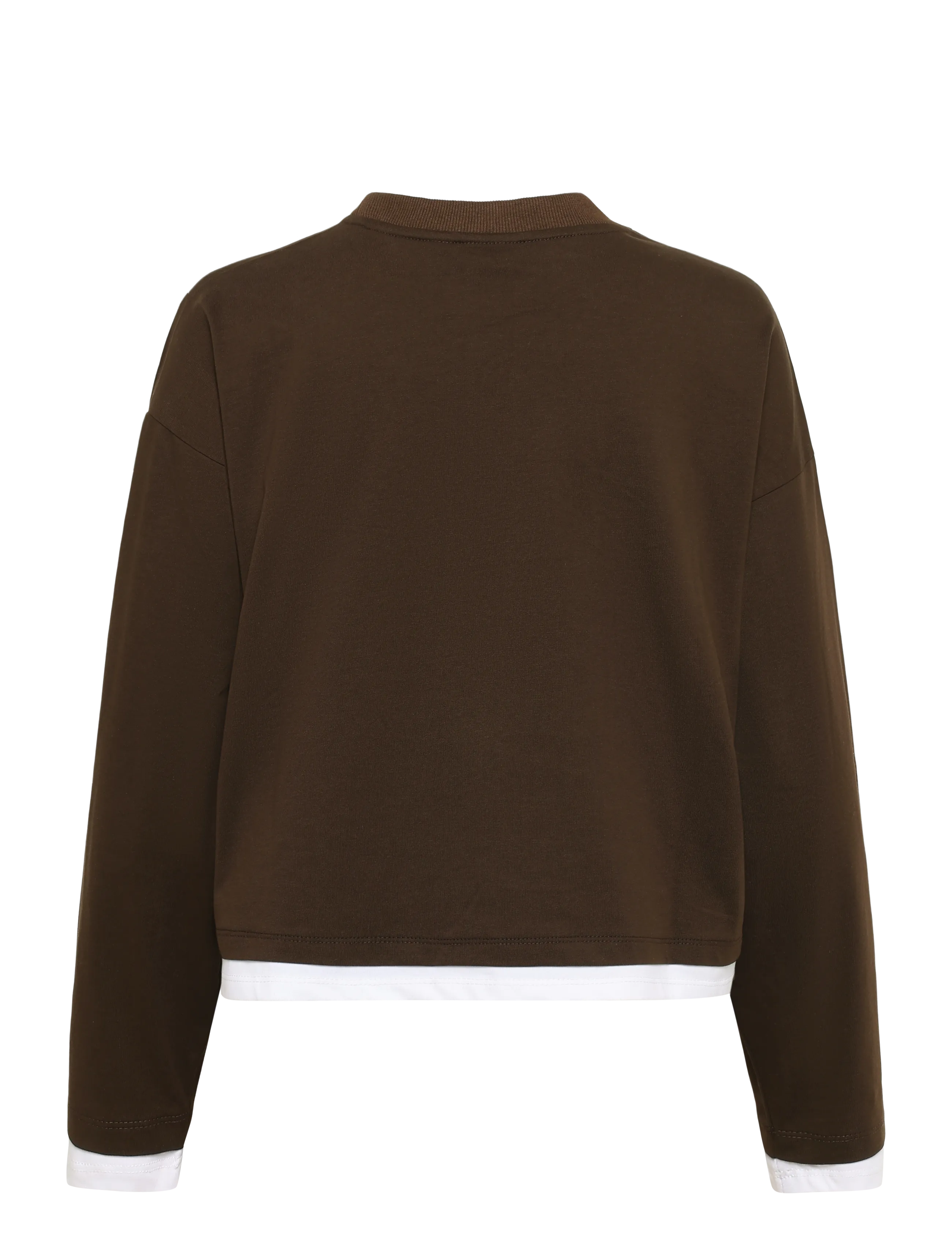 NOISY MAY - NMEMBER L/S DOUBLE LAYER TOP - pikkade varrukatega pluusid - demitasse - 2