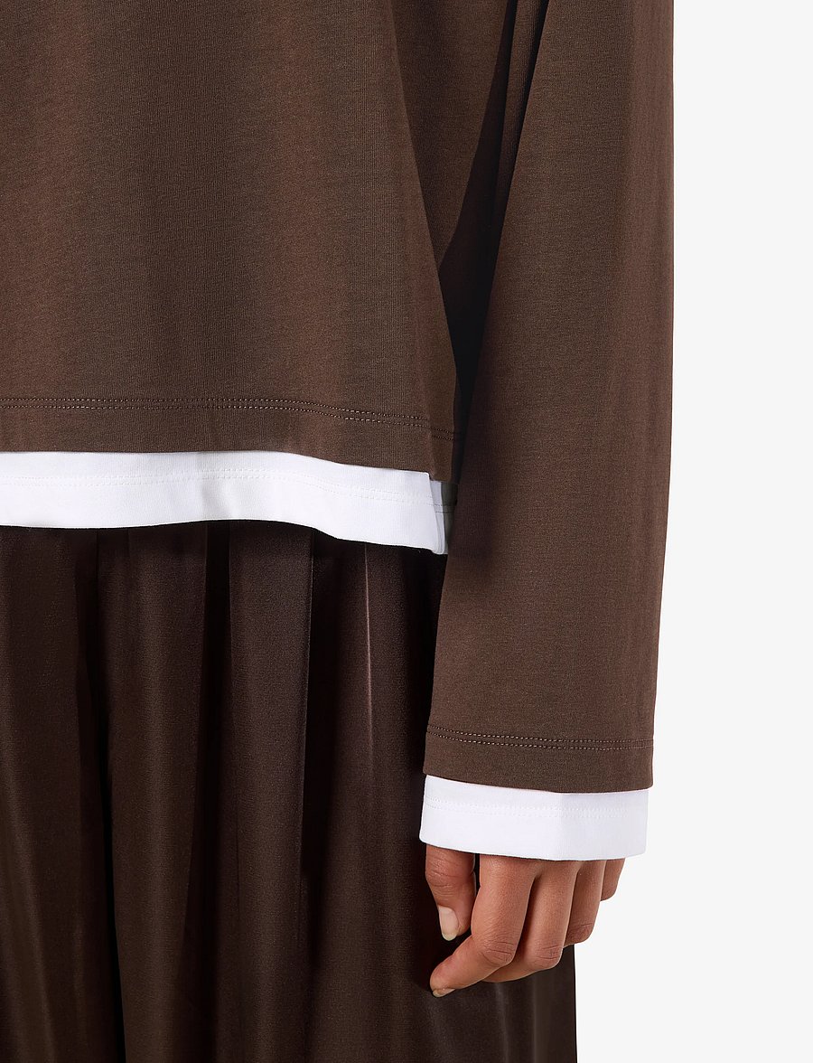 NOISY MAY - NMEMBER L/S DOUBLE LAYER TOP - pikkade varrukatega pluusid - demitasse - 5