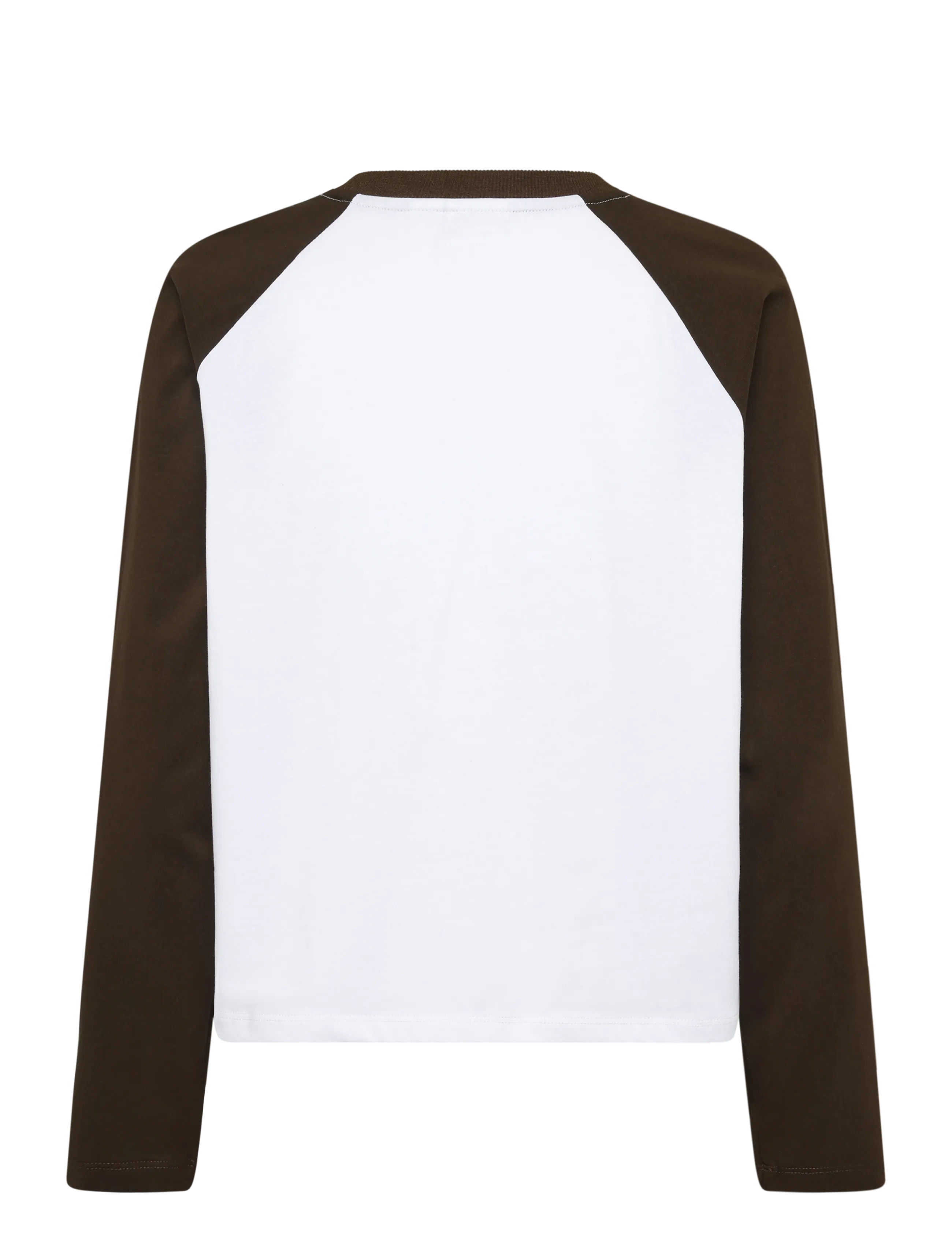 NOISY MAY - NMEMBER L/S RAGLAN COLORBLOCK TOP - langærmede toppe - snow white - 2