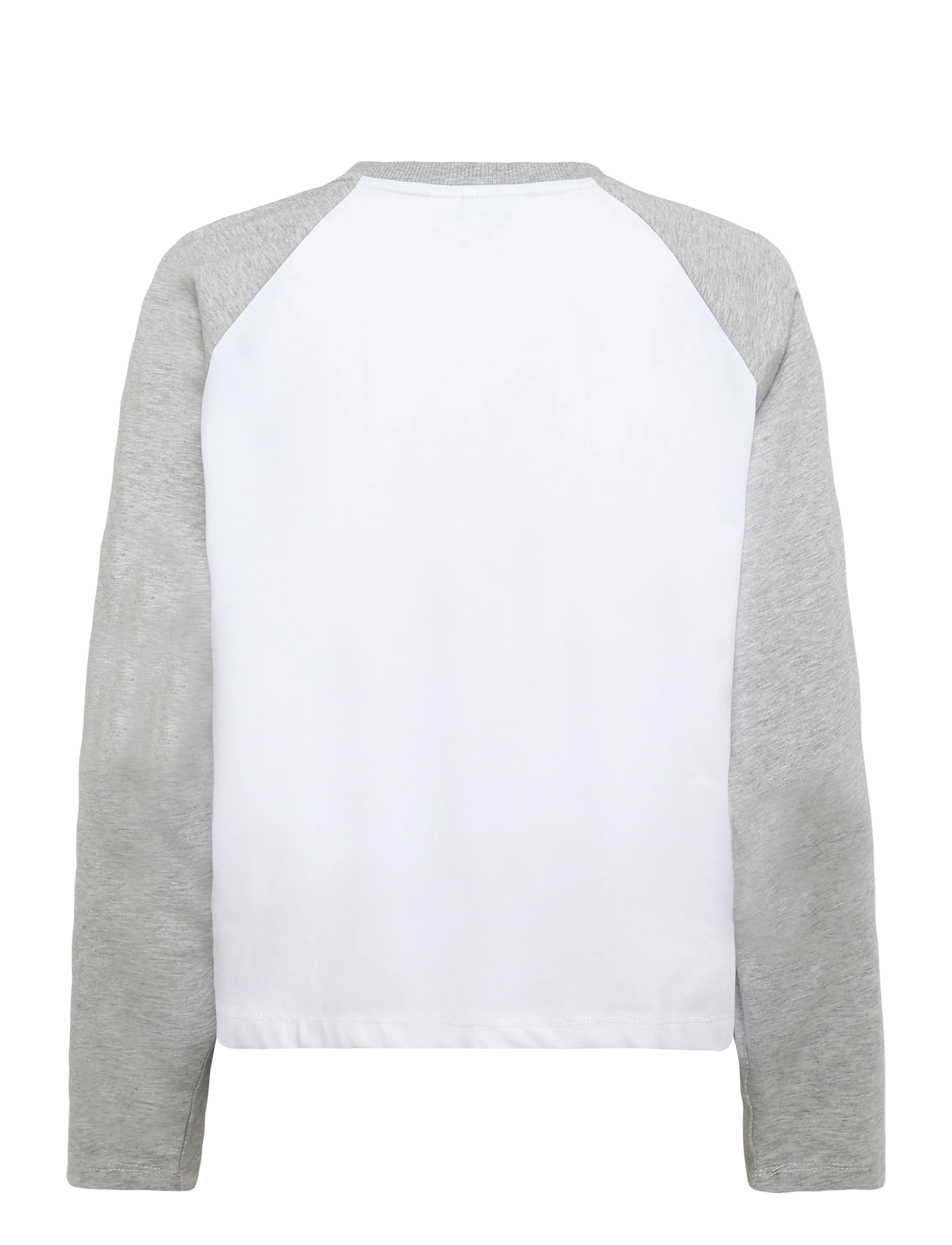 NOISY MAY - NMEMBER L/S RAGLAN COLORBLOCK TOP - topy z długimi rękawami - snow white - 2