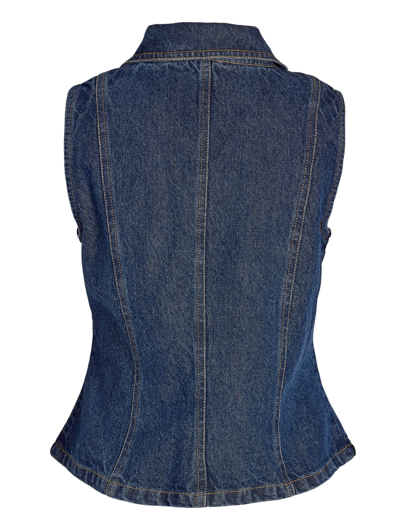 NOISY MAY - NMSIRENA SL ZIPPER TOP - dark blue denim - 2