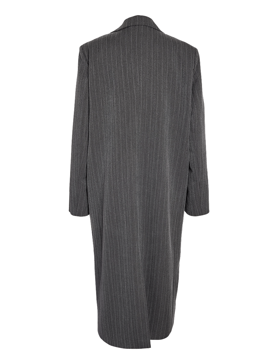 NOISY MAY - NMCELIA L/S LONG OVERSIZE BLAZER TNT/20 - einreihige blazer - charcoal gray - 2