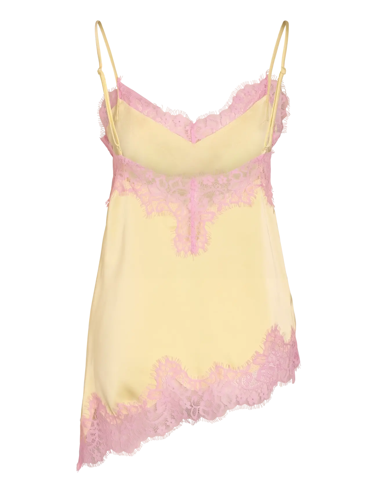 NOISY MAY - NMJESSICA ASSYMETRIC SINGLET TOP - varrukateta topid - french vanilla - 2