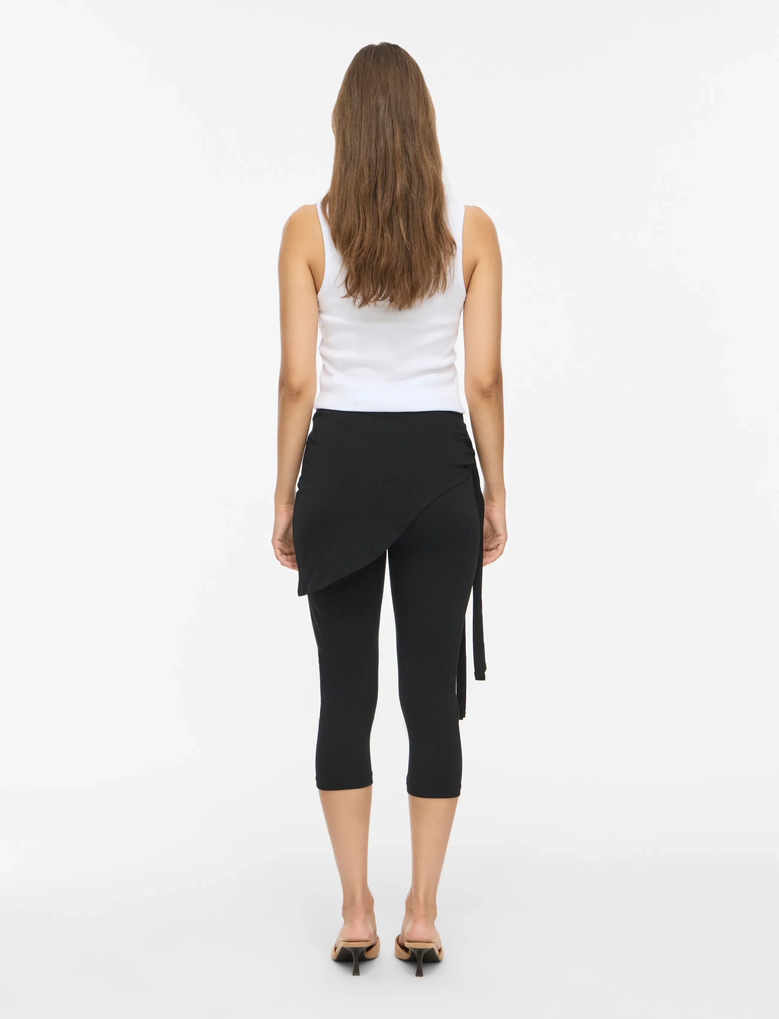 NOISY MAY Nmella Mw Capri Scarf Pant byxor dam – bild 2