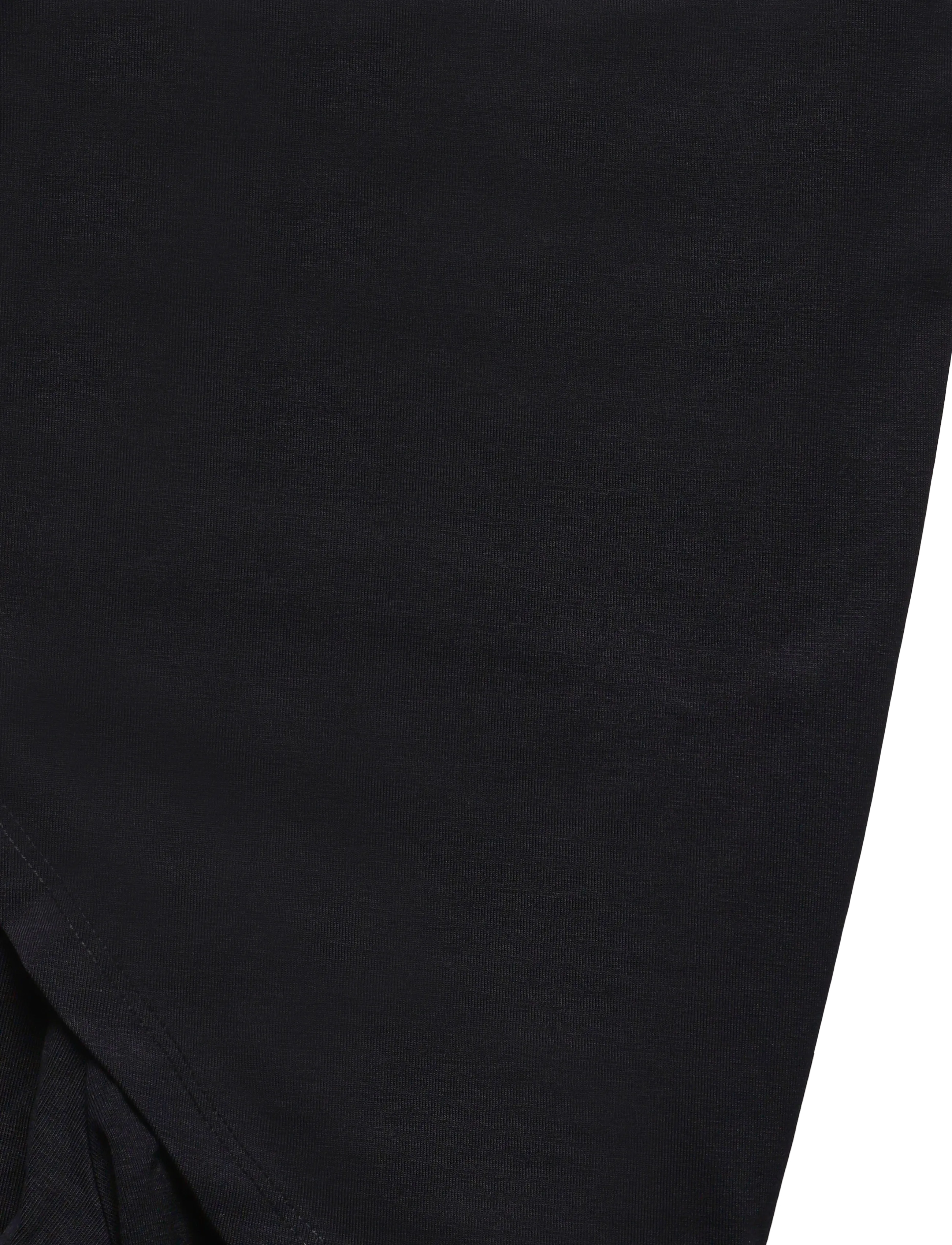 NOISY MAY - NMELLA MW CAPRI SCARF PANT - capri byxor - black - 2