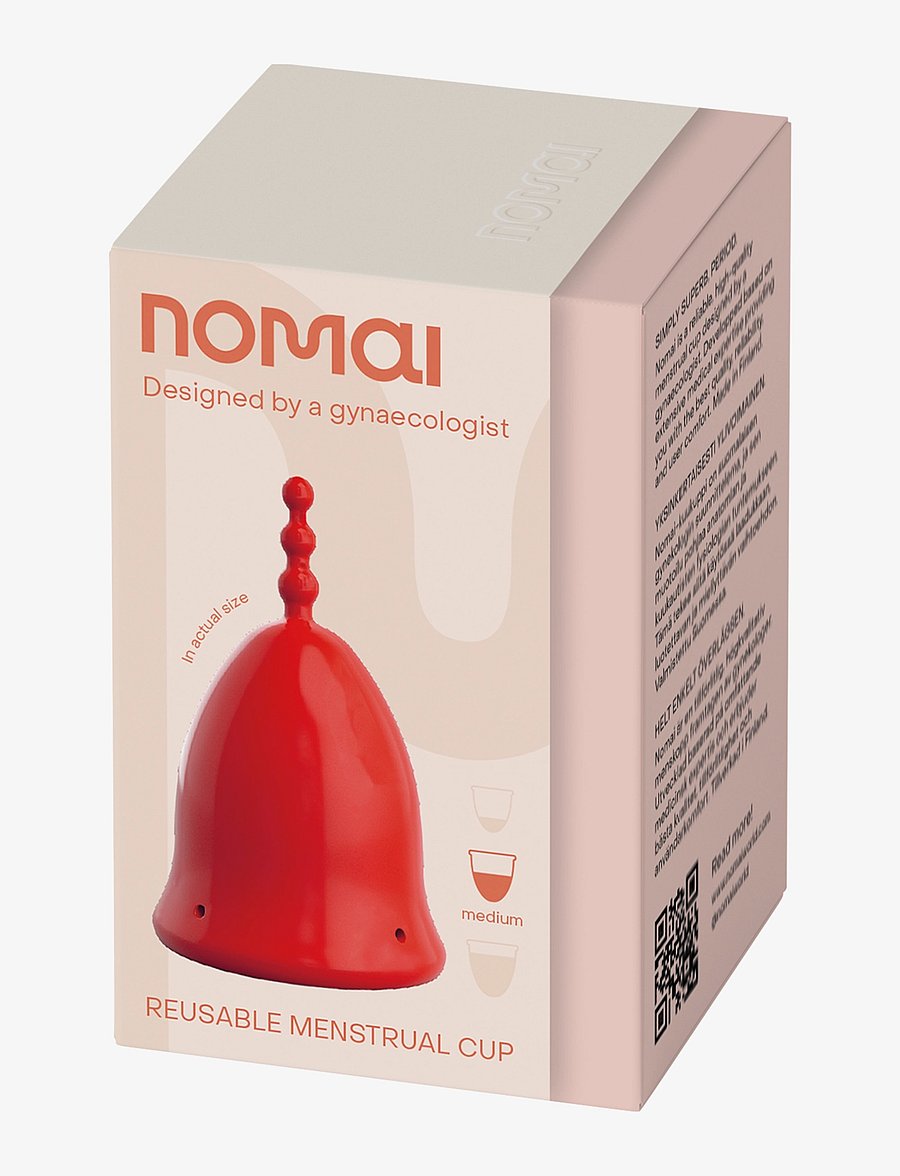 Nomai - Nomai Menstrual Cup, Medium - menstruatsioonitooted - red - 1
