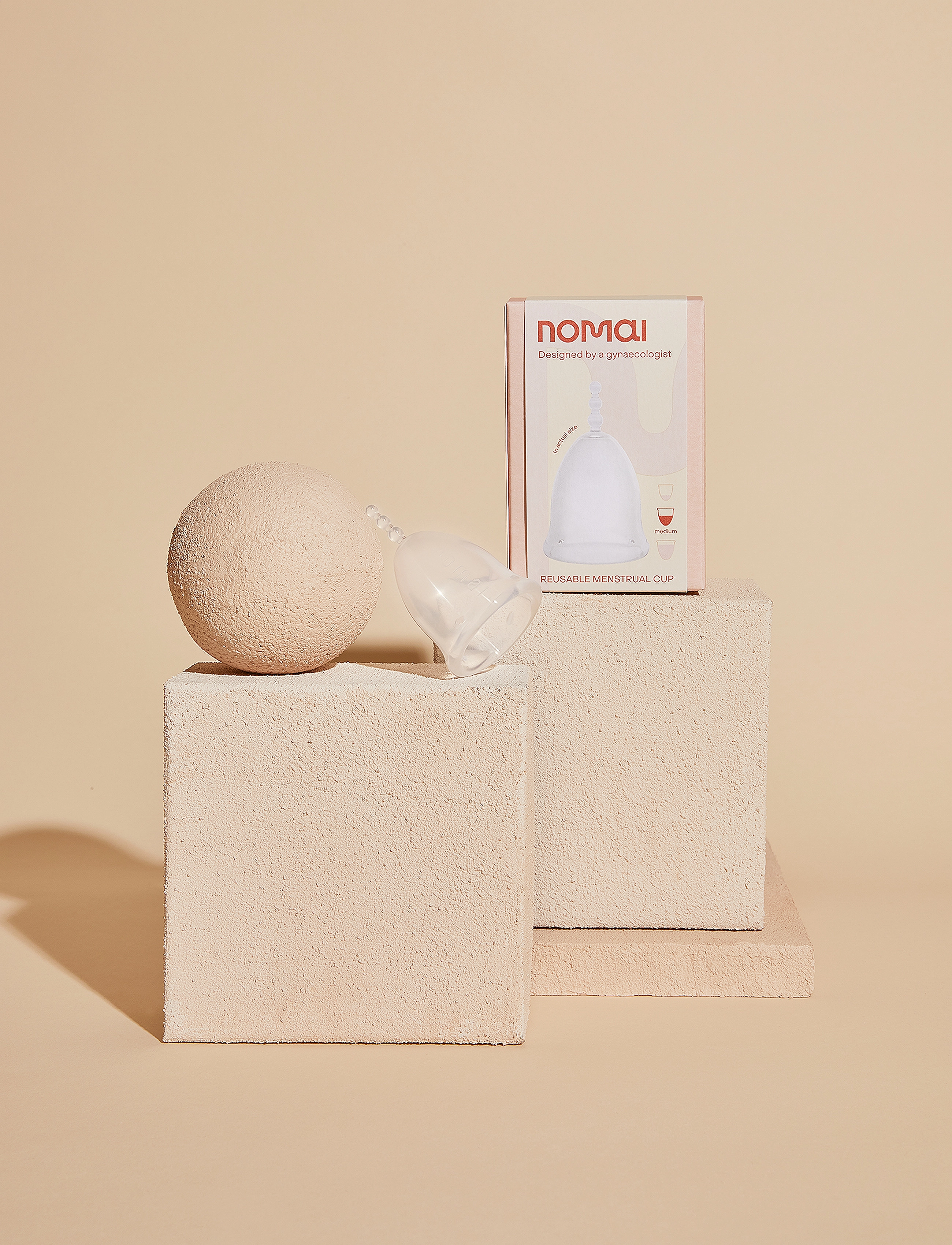Nomai - Nomai Menstrual Cup, Light - mensprodukter - clear - 4
