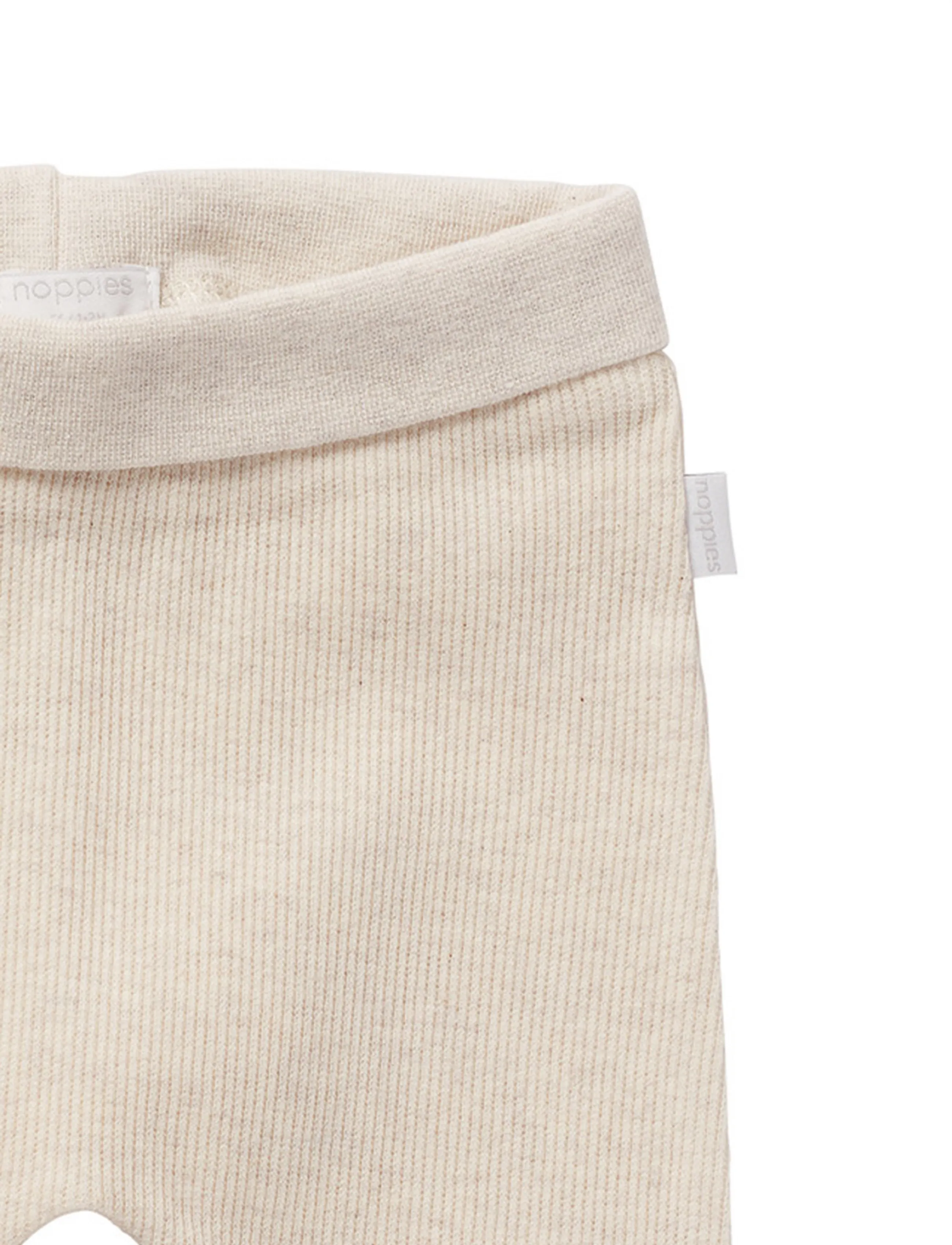 Noppies - U Pants comfort Rib Naura - beebipüksid - p611 oatmeal melange - 2