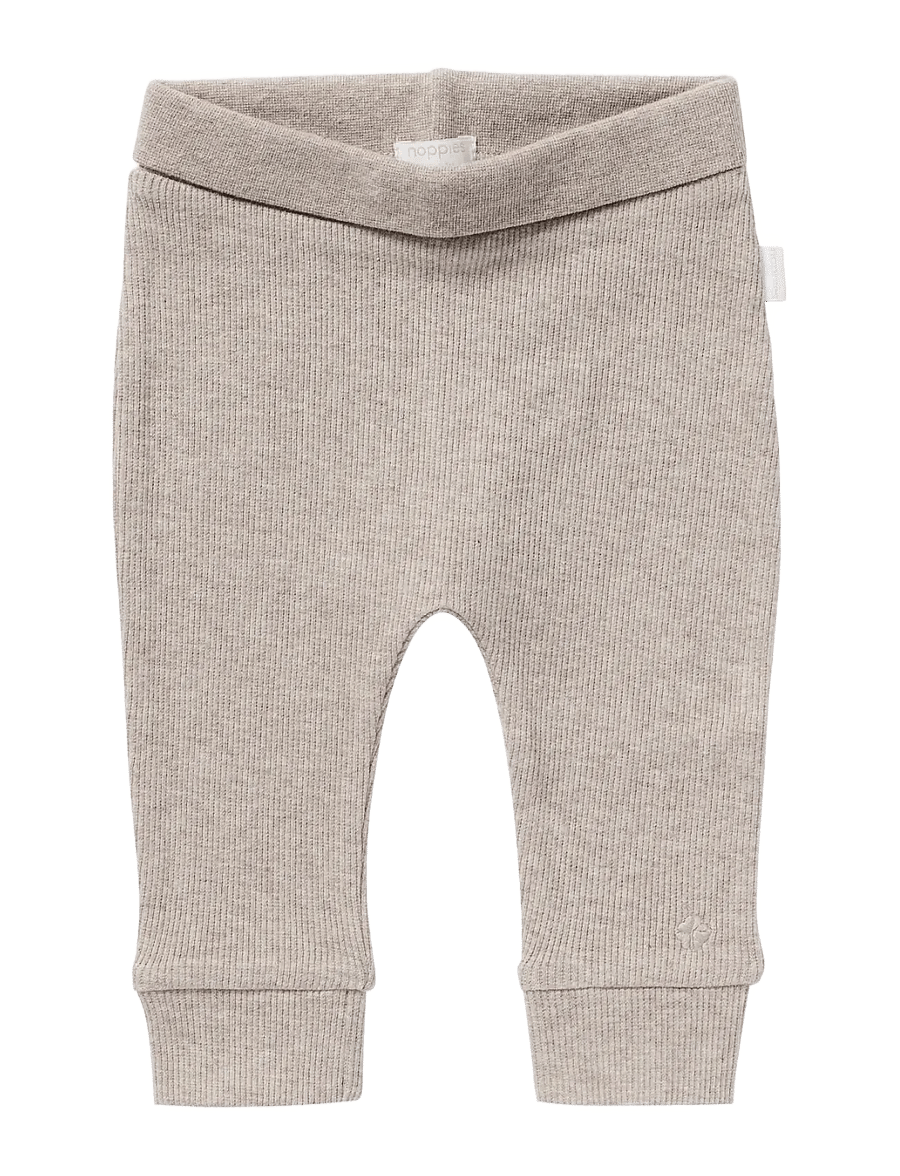 Noppies - U Pants comfort Rib Naura - beebipüksid - p757 taupe melange - 0