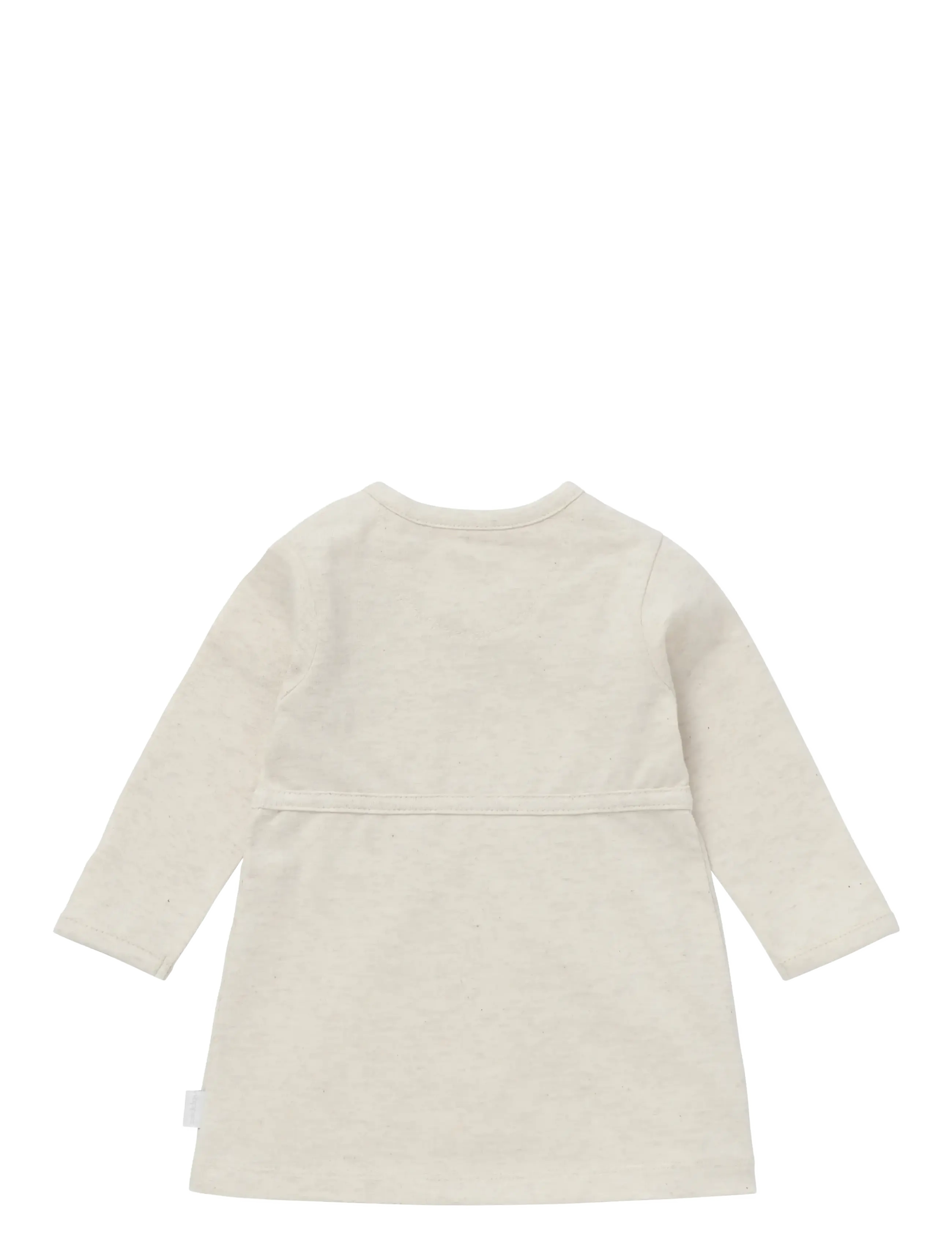 Noppies - G Dress ls Nevada - langærmede babykjoler - p611 oatmeal melange - 1