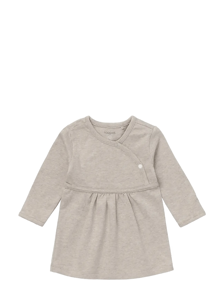 Noppies - G Dress ls Nevada - p757 taupe melange - 0