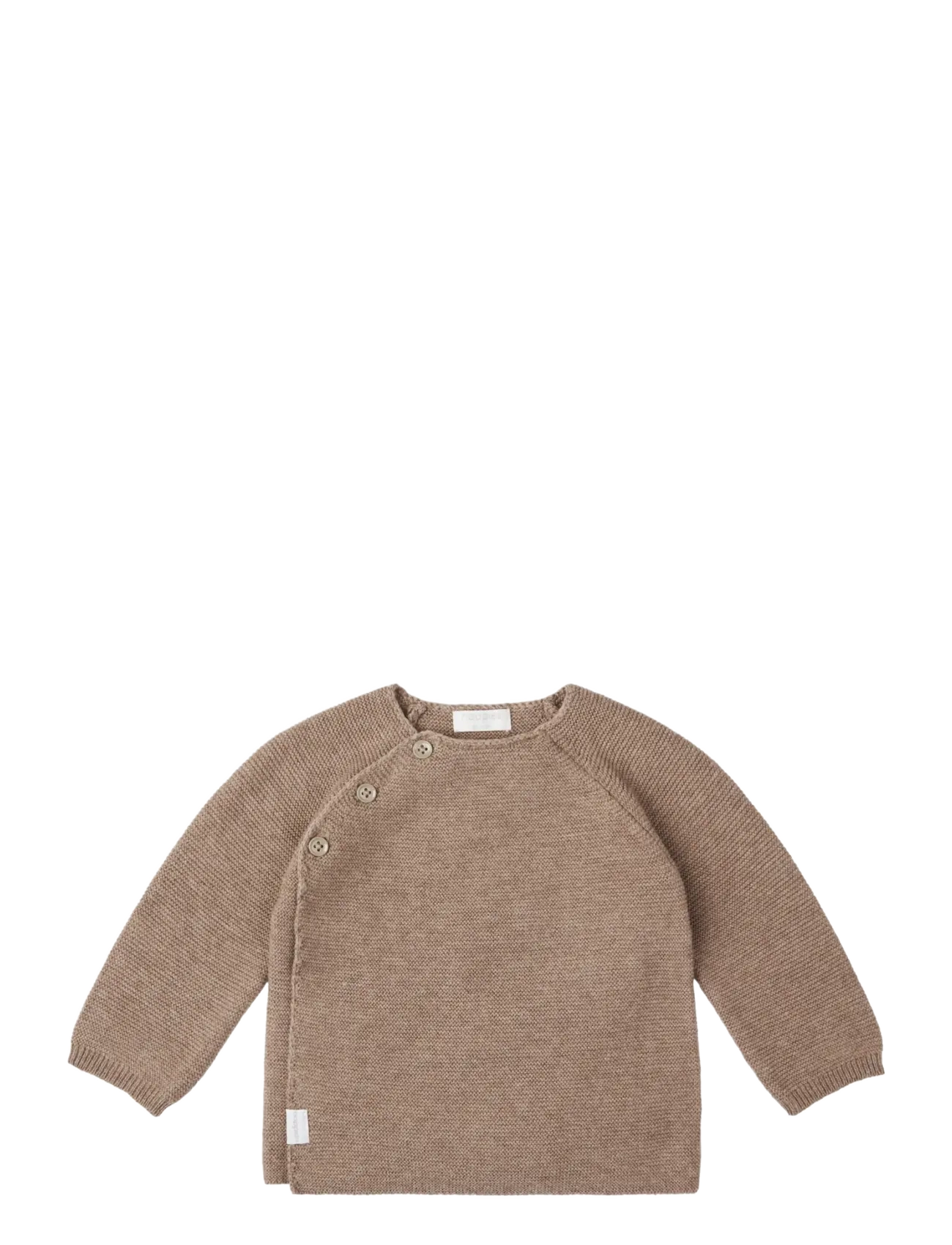 Noppies U Cardigan Knit ls Pino - Tøj - P757 TAUPE MELANGE / brown