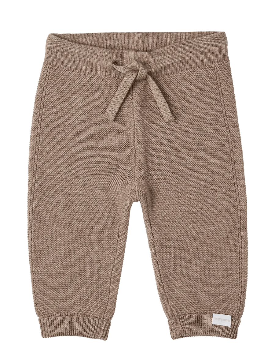 Noppies - U Pants Knit Reg Grover - p757 taupe melange - 0