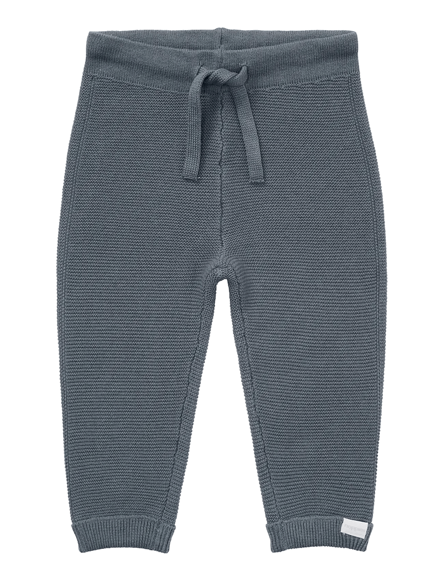 Noppies - U Pants Knit Reg Grover - stormy weather - 0