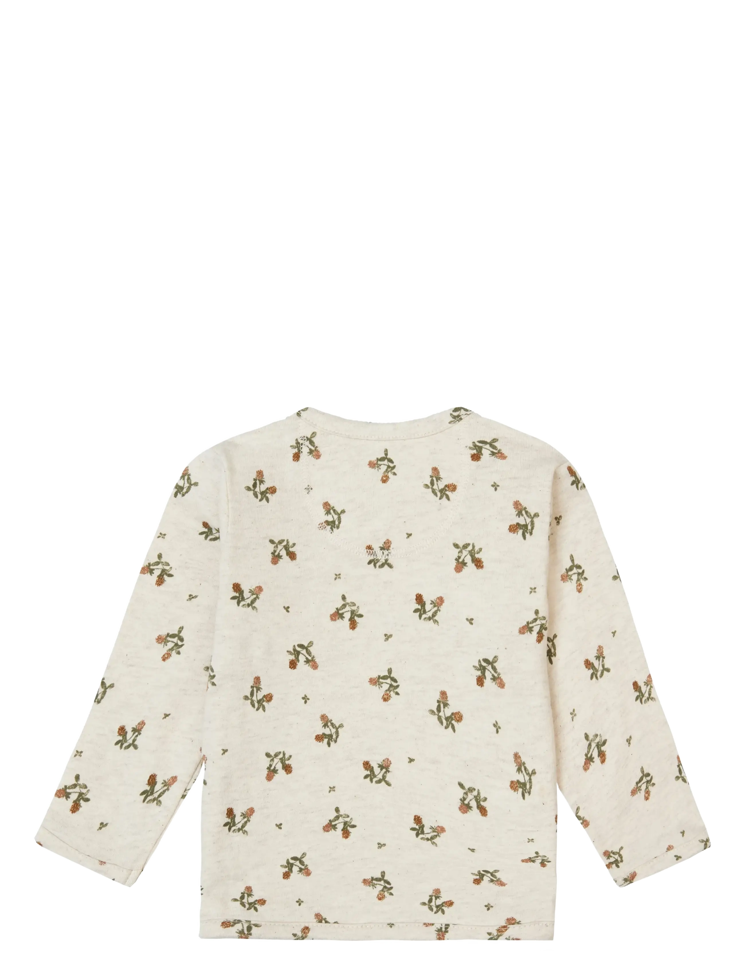 Noppies - U Tee Overlap LS Nicosia aop - p611 oatmeal melange - 1