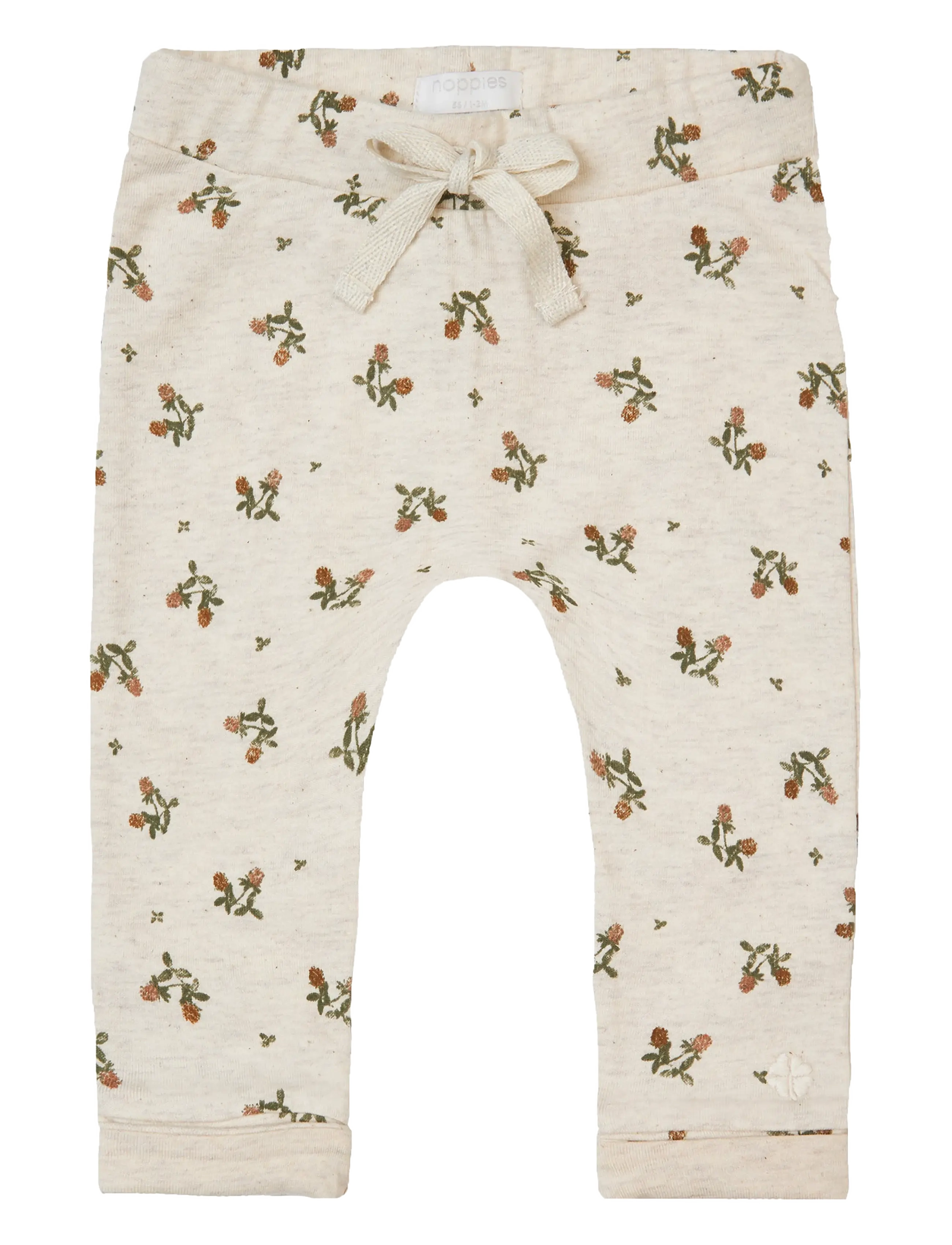Noppies U Pants jrsy comfort Niger aop - Baby 44-92 - P611 OATMEAL MELANGE / beige