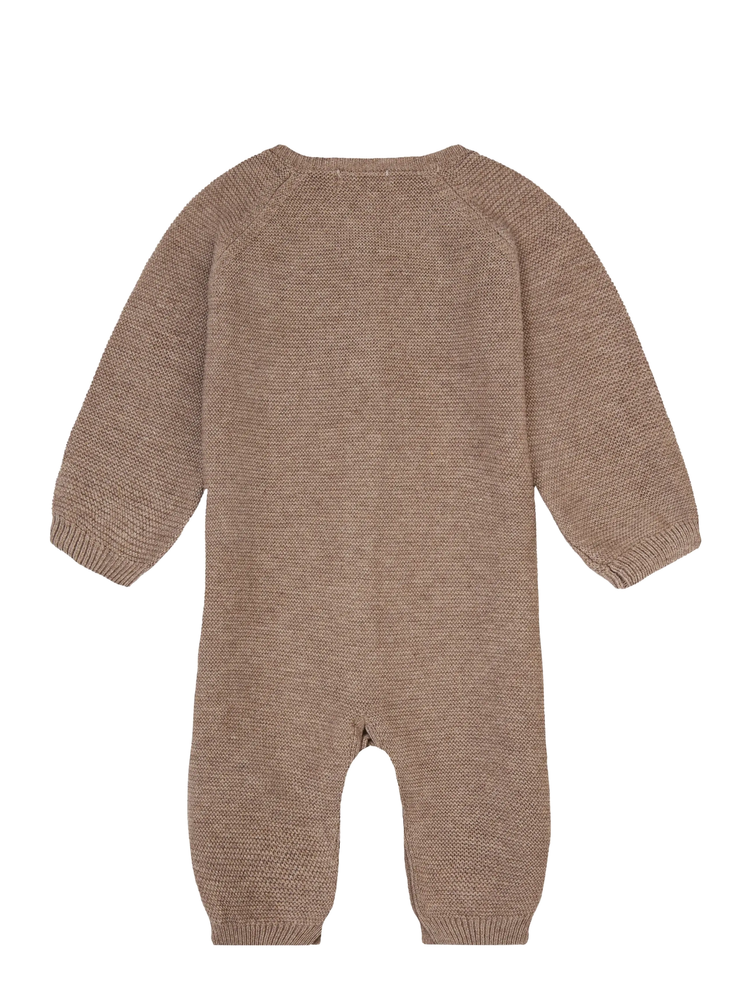 Noppies - Unisex Playsuit Monrovia LS - langærmede bodyer - p757 taupe melange - 1