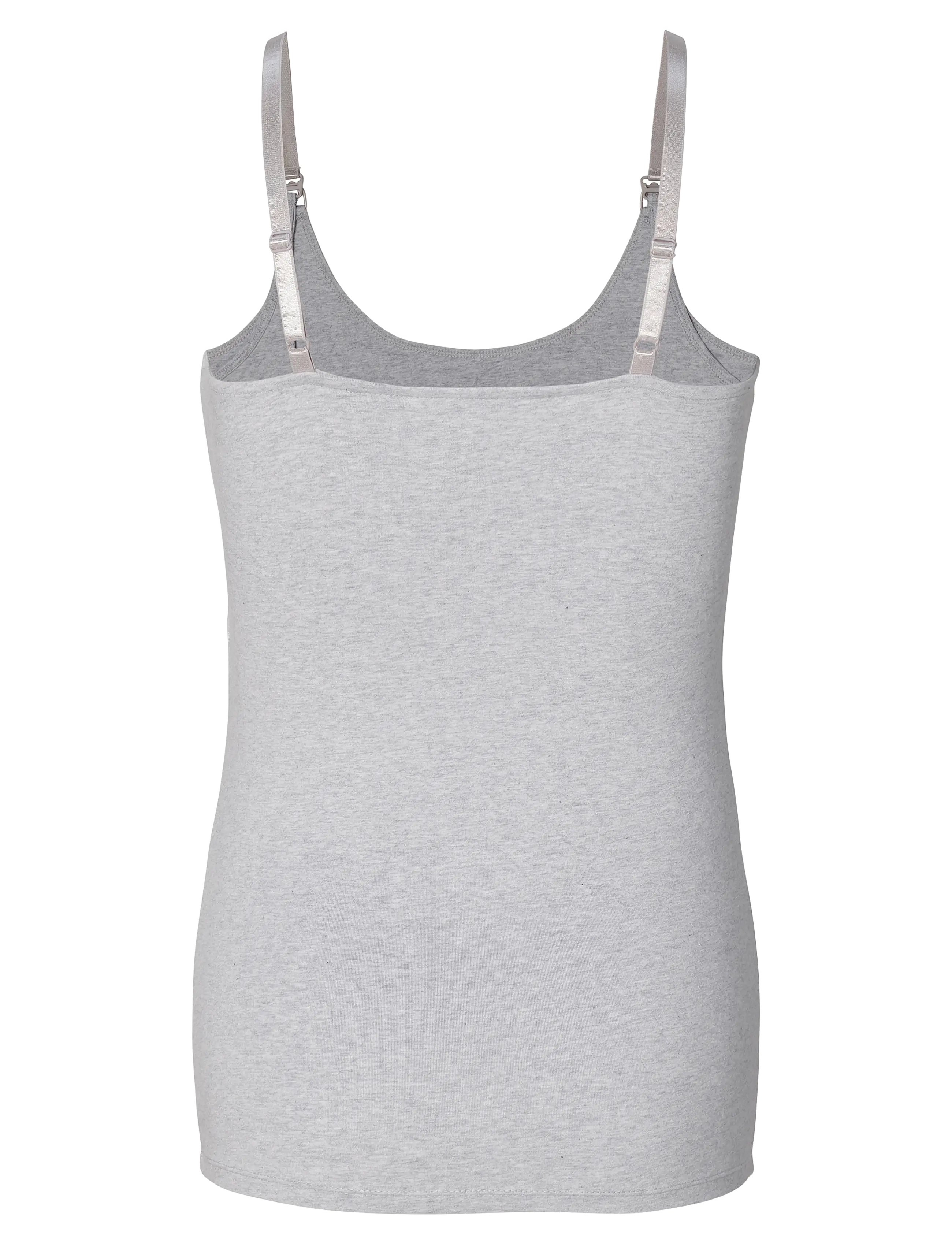 Noppies - Ara easy nursing top - p628 grey melange - 2
