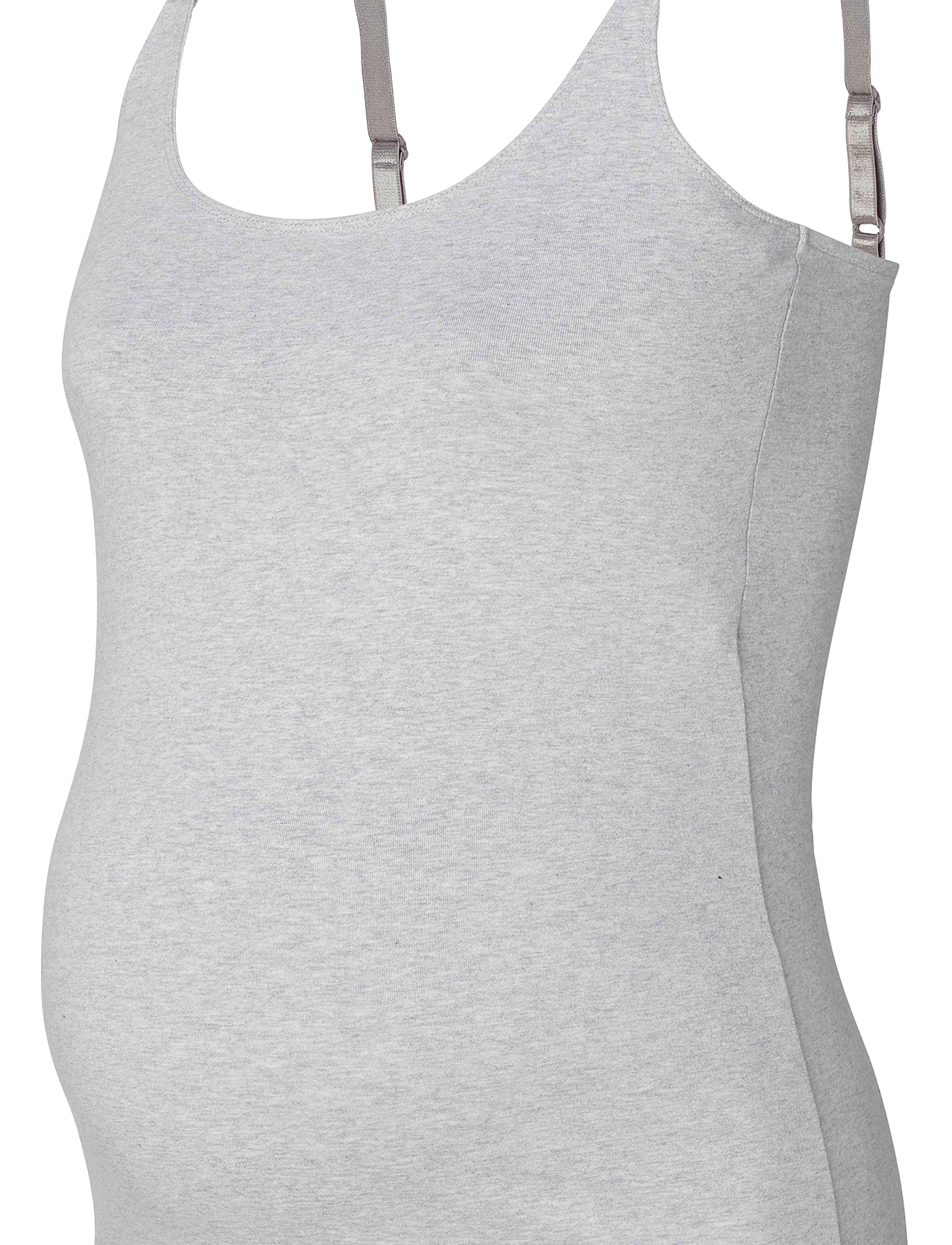 Noppies - Ara easy nursing top - p628 grey melange - 5