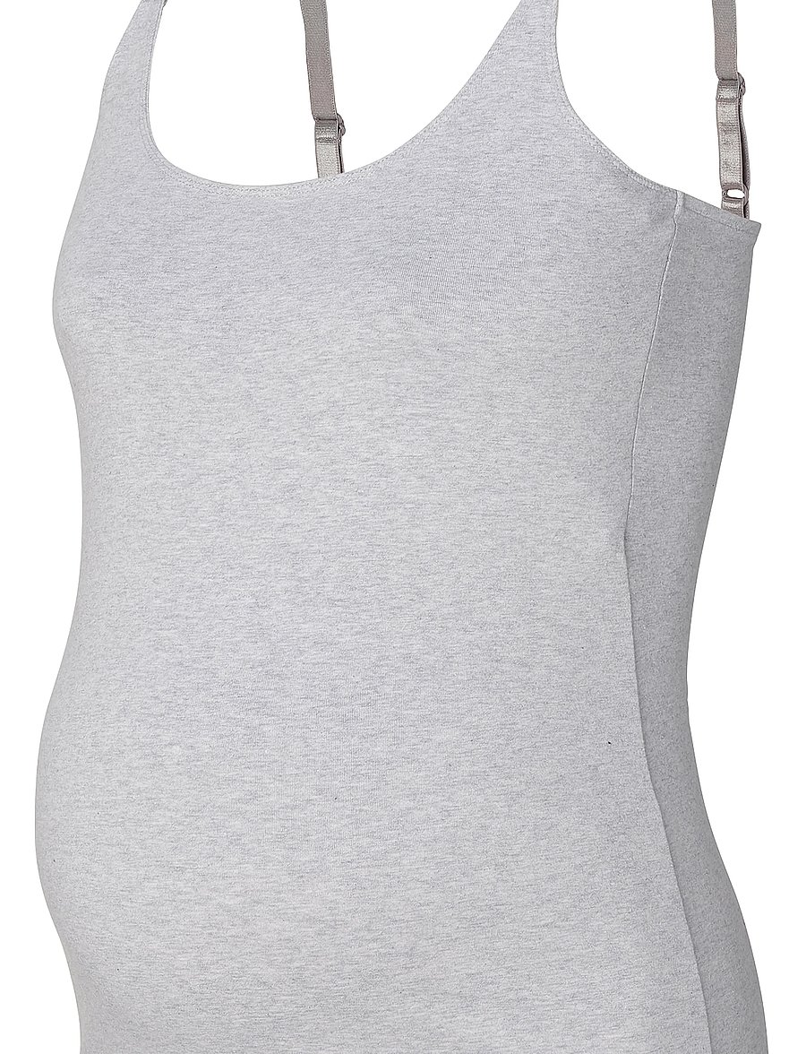 Noppies - Ara easy nursing top - p628 grey melange - 5