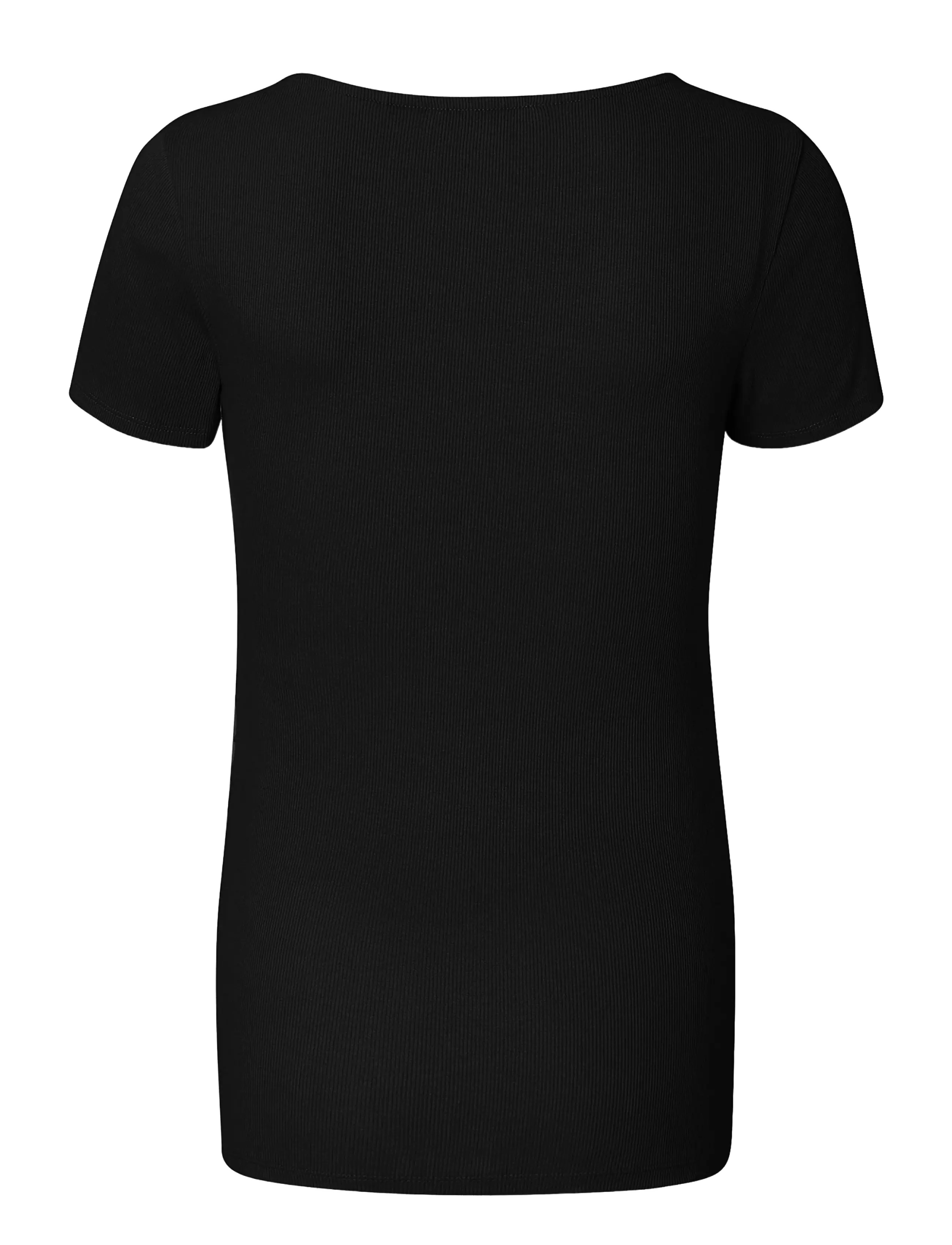 Noppies - Sanson nursing rib top SS - p090 black - 2