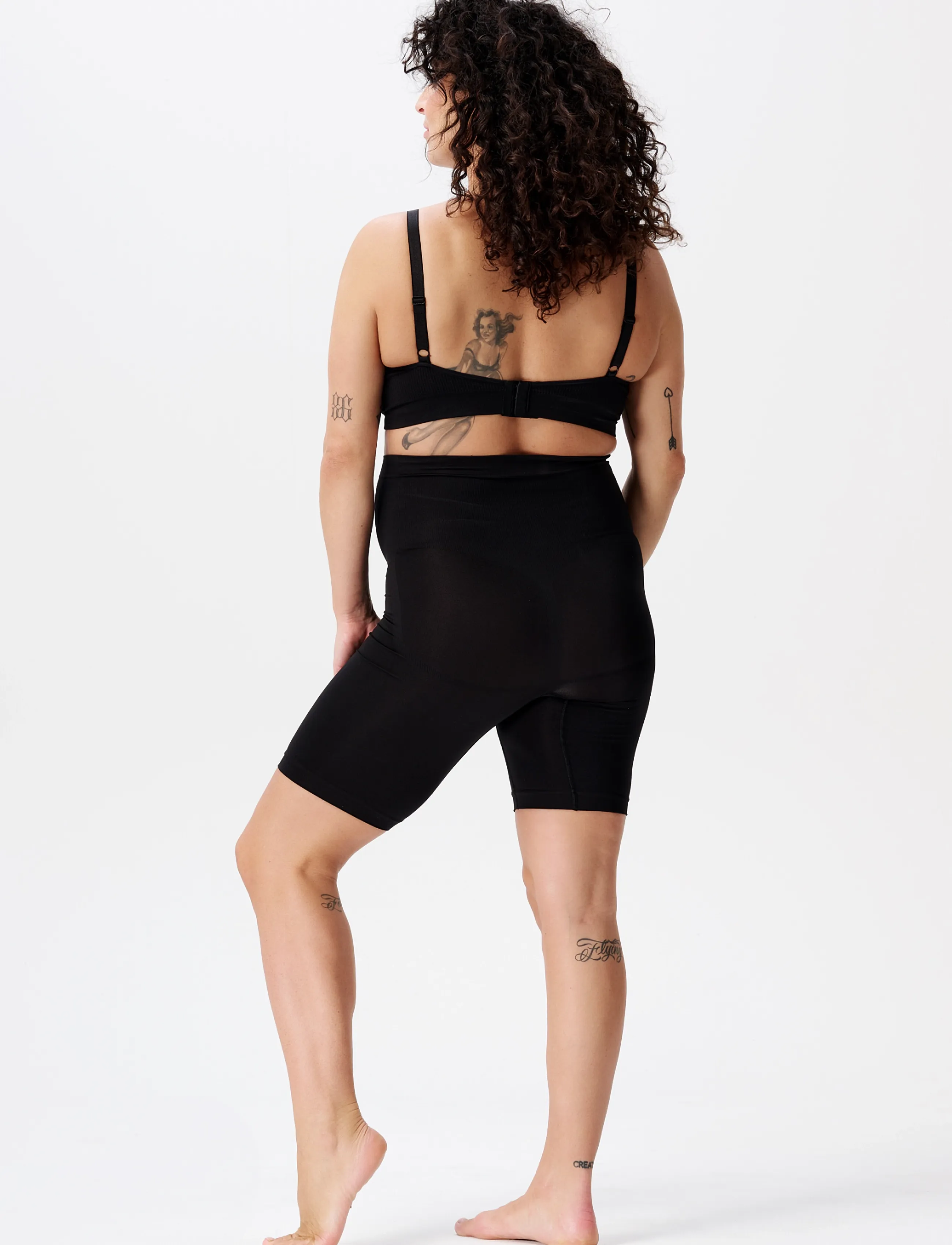 Noppies - Niru seamless shorts long OTB - p090 black - 0