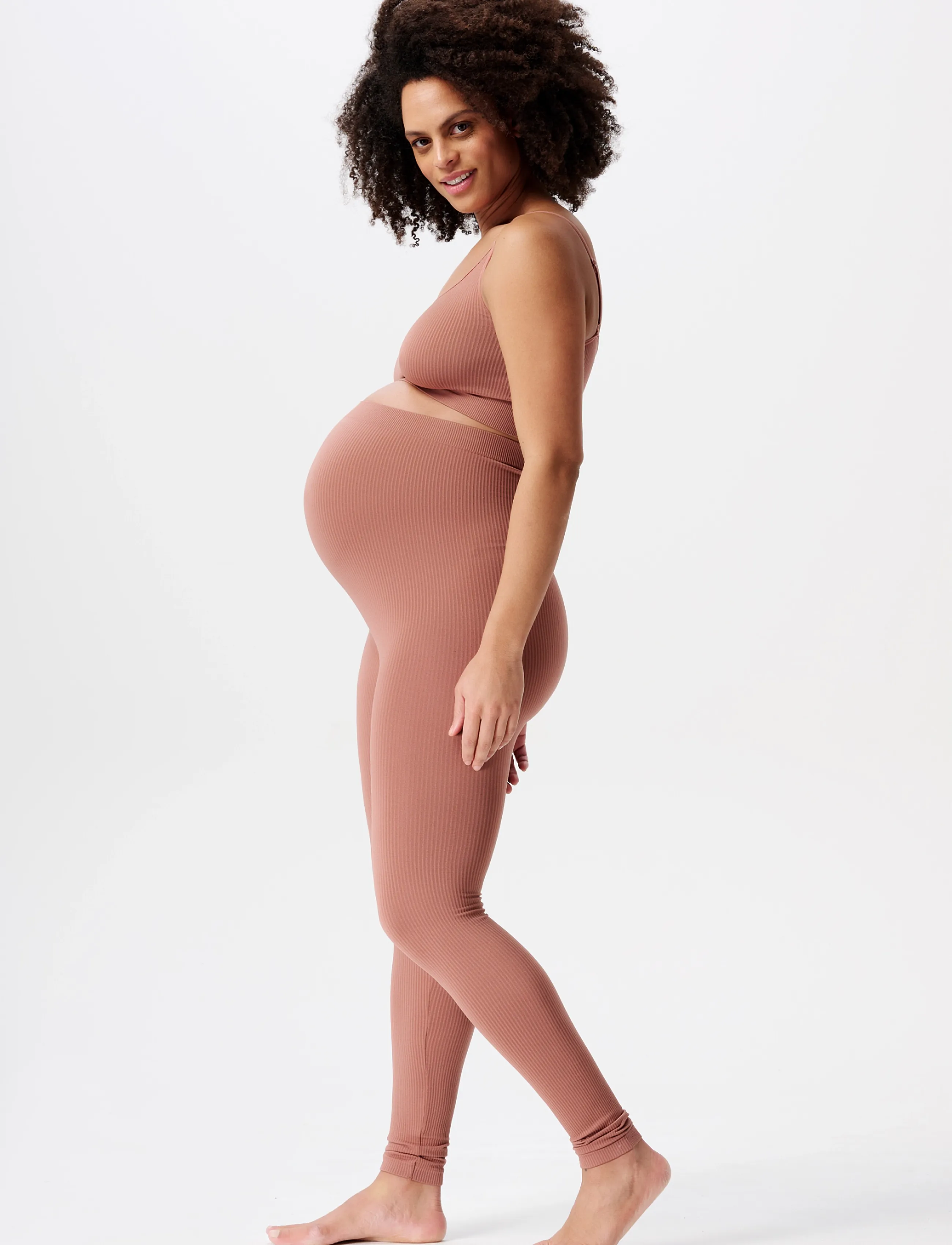 Noppies - Mira seamless nursing rib top - unterwäsche - n143 burlwood - 4