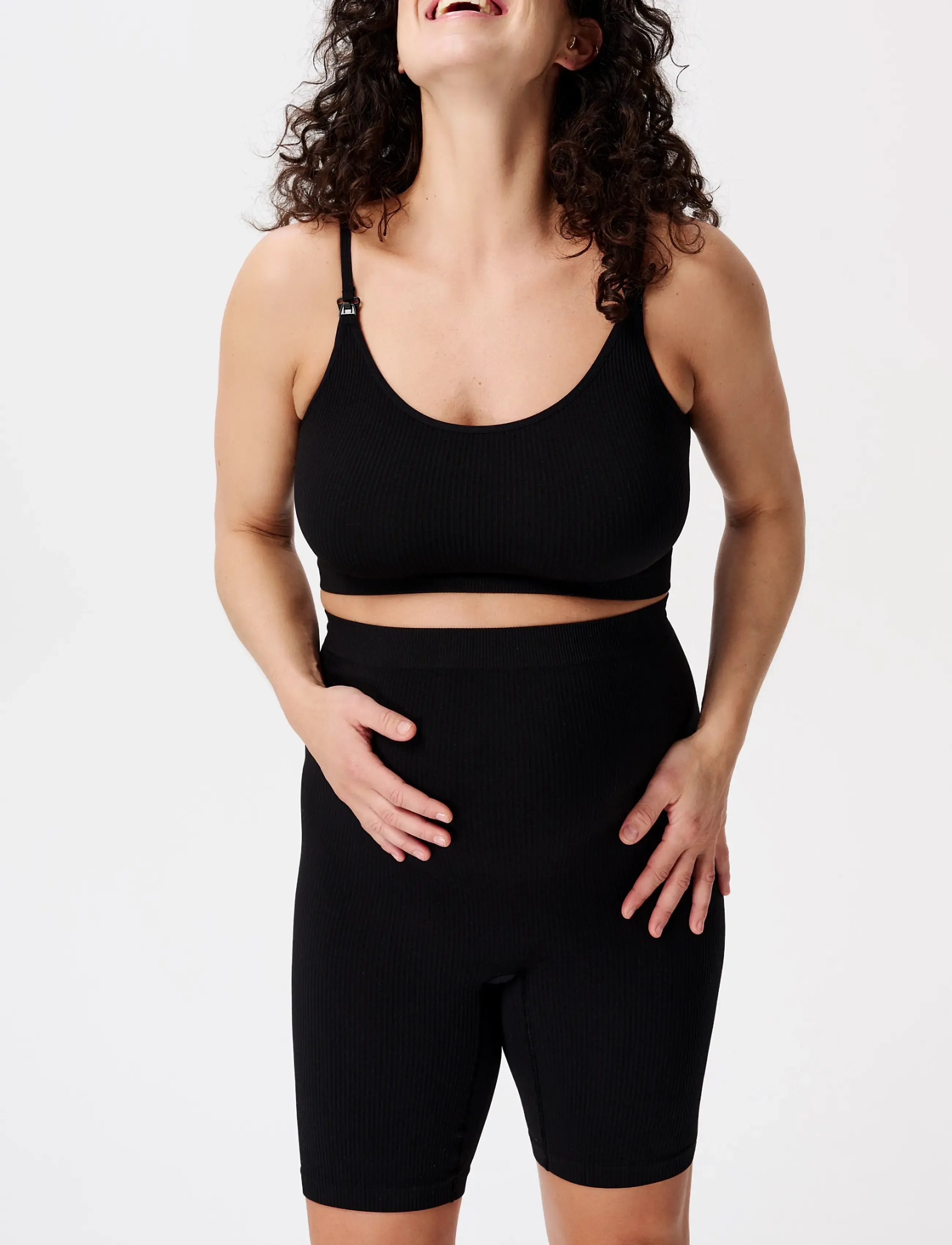 Noppies - Mira seamless nursing rib top - p090 black - 5