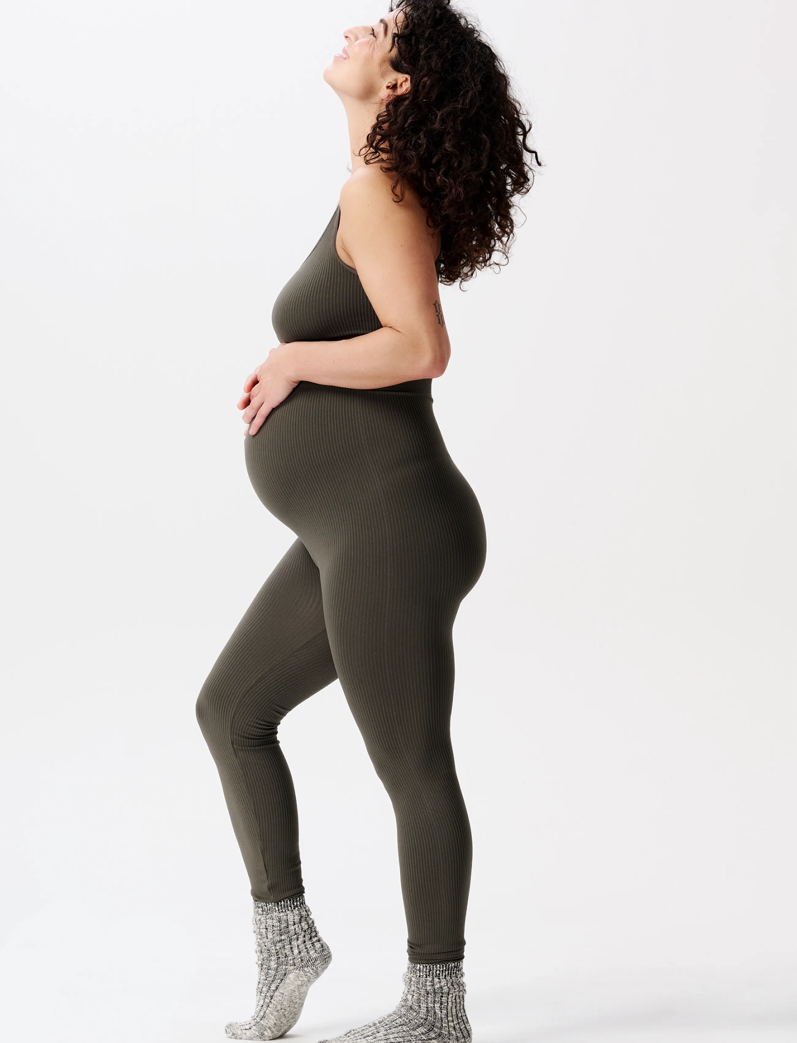 Noppies - Mira seamless nursing rib top - p627 olive - 4